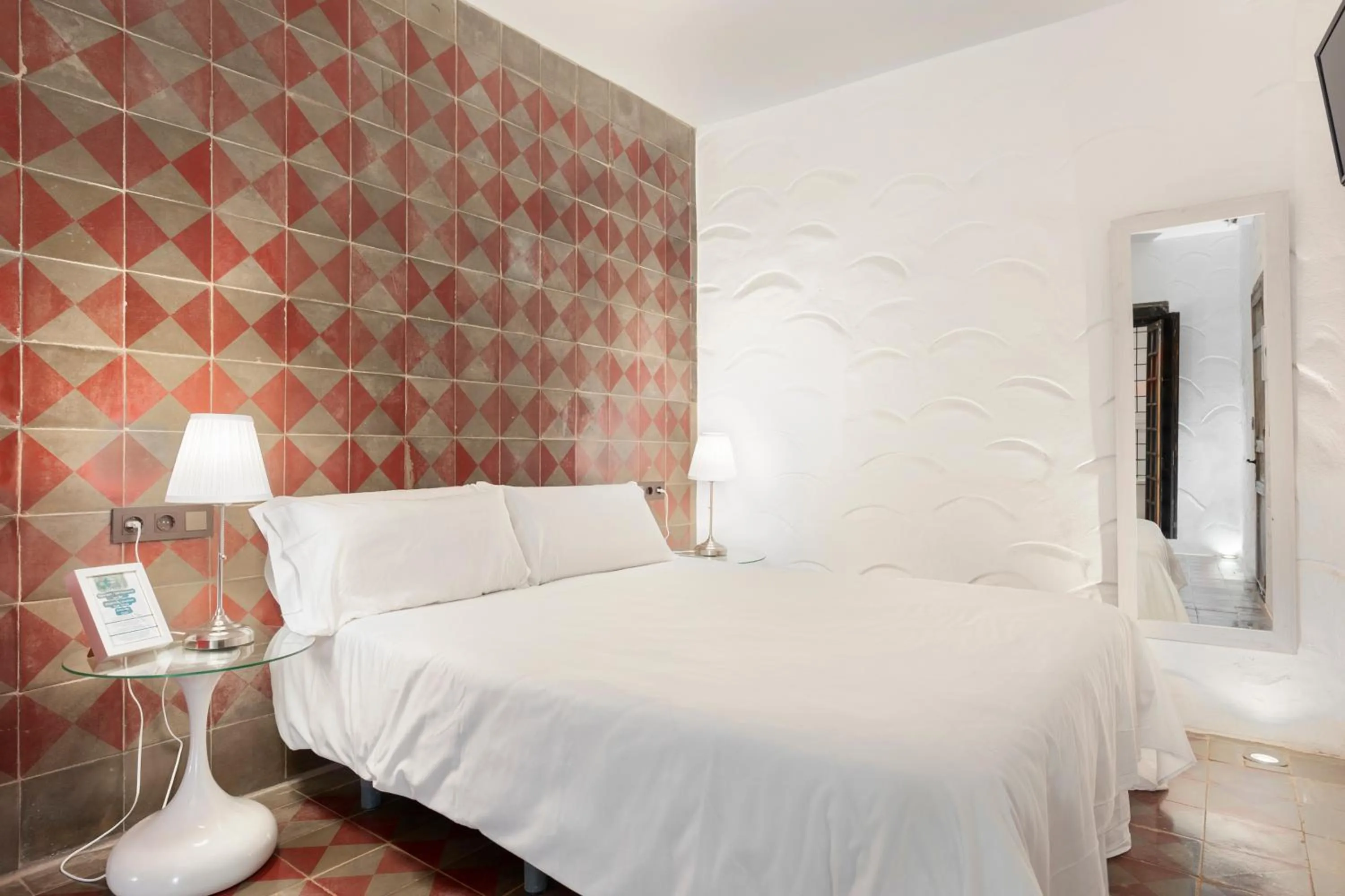 Bed in La Fonda Antigua ADULTS ONLY