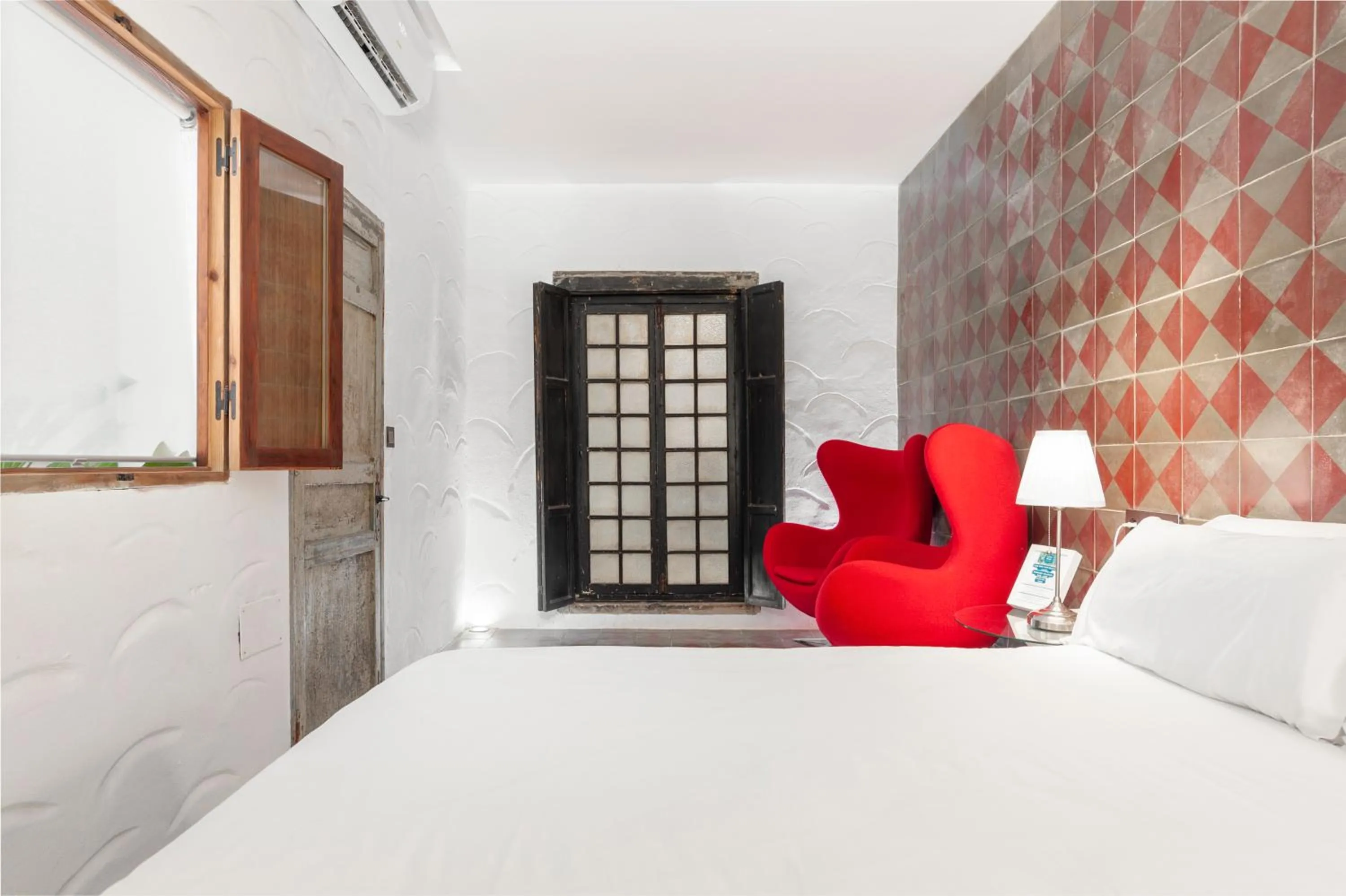 Bed in La Fonda Antigua ADULTS ONLY