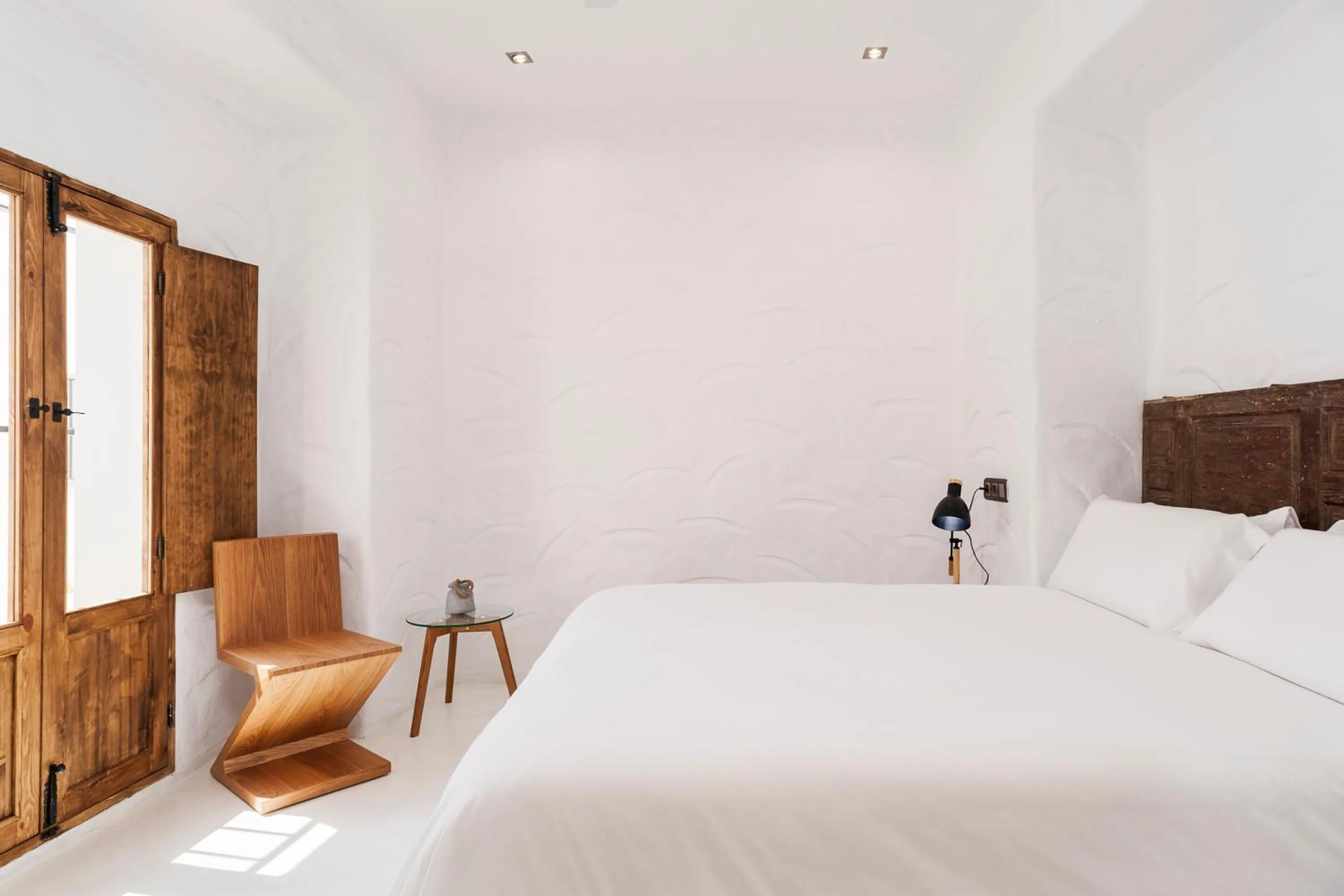 Bed in La Fonda Antigua ADULTS ONLY