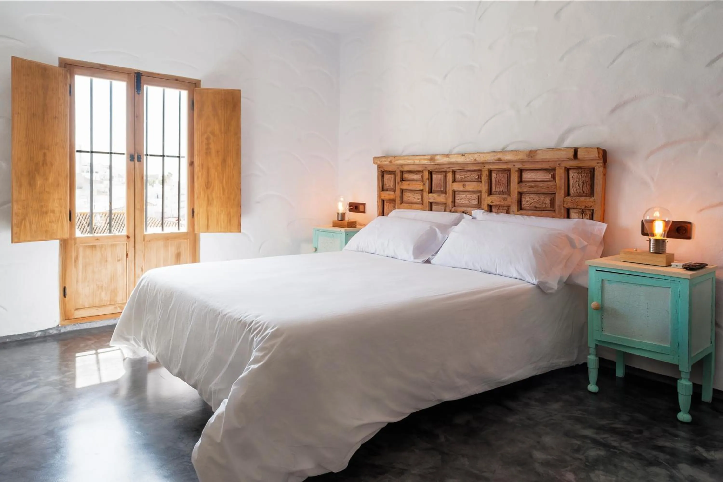 Bed in La Fonda Antigua ADULTS ONLY