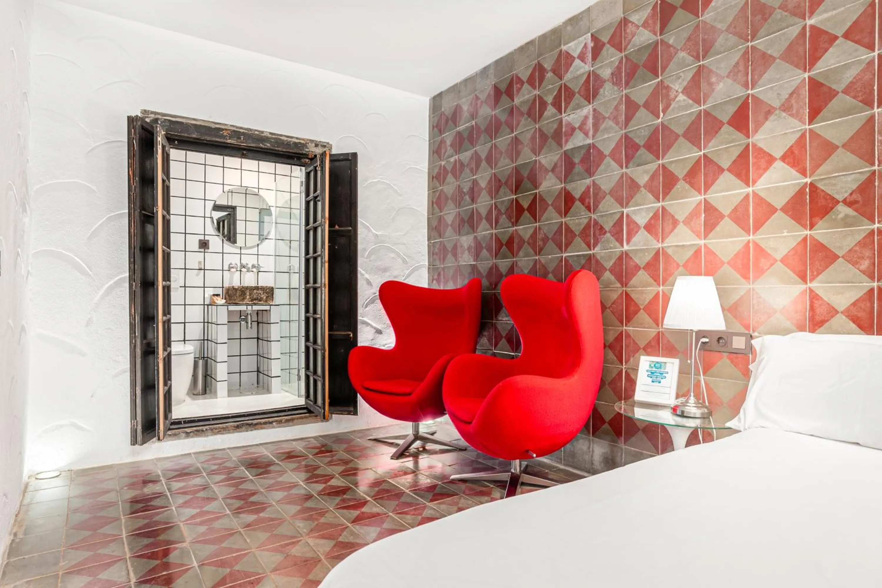 Bed in La Fonda Antigua ADULTS ONLY