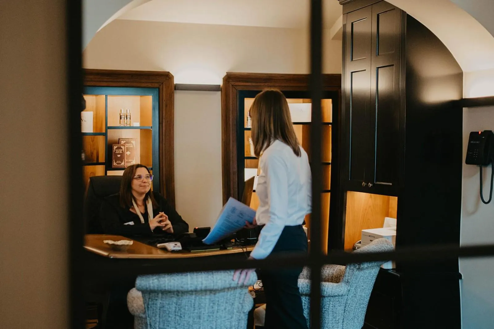Lobby or reception in Chateau d'Urspelt