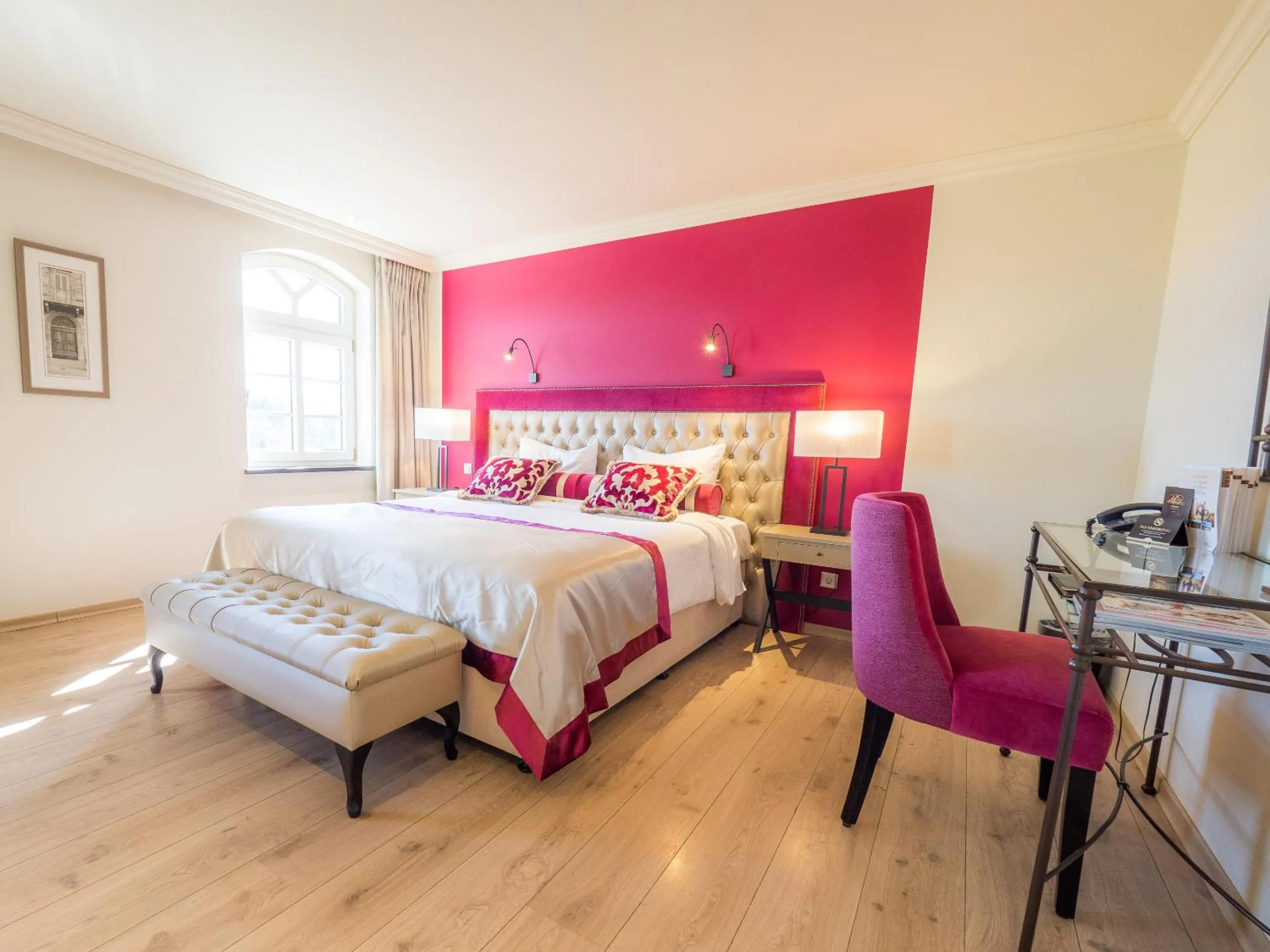 Bed in Chateau d'Urspelt