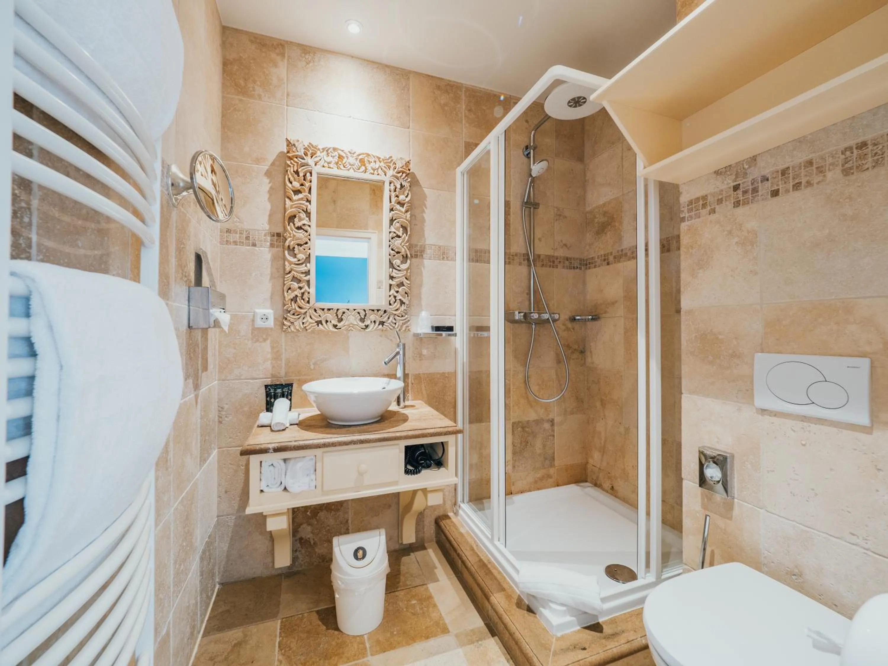 Bathroom in Chateau d'Urspelt