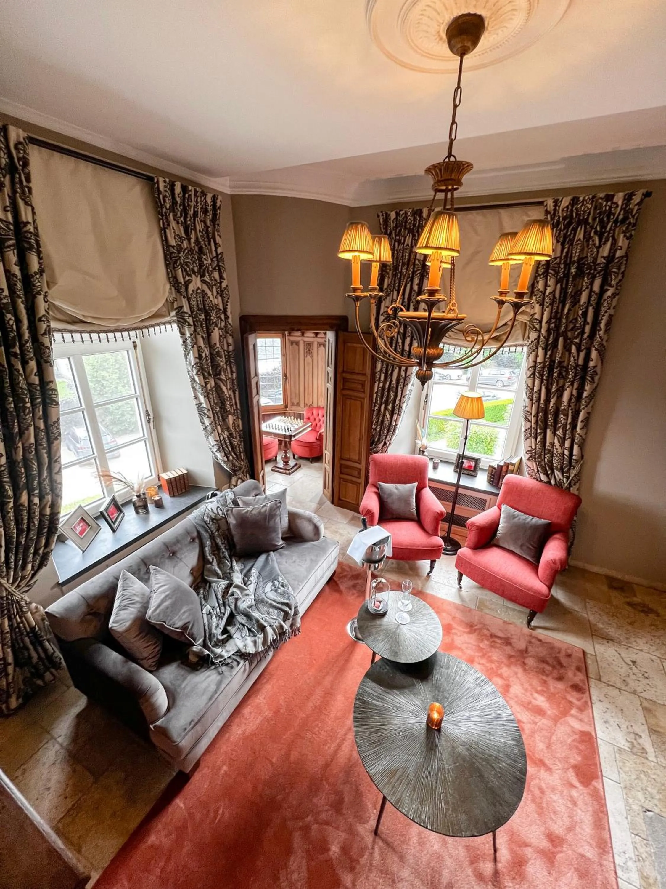 Living room in Chateau d'Urspelt