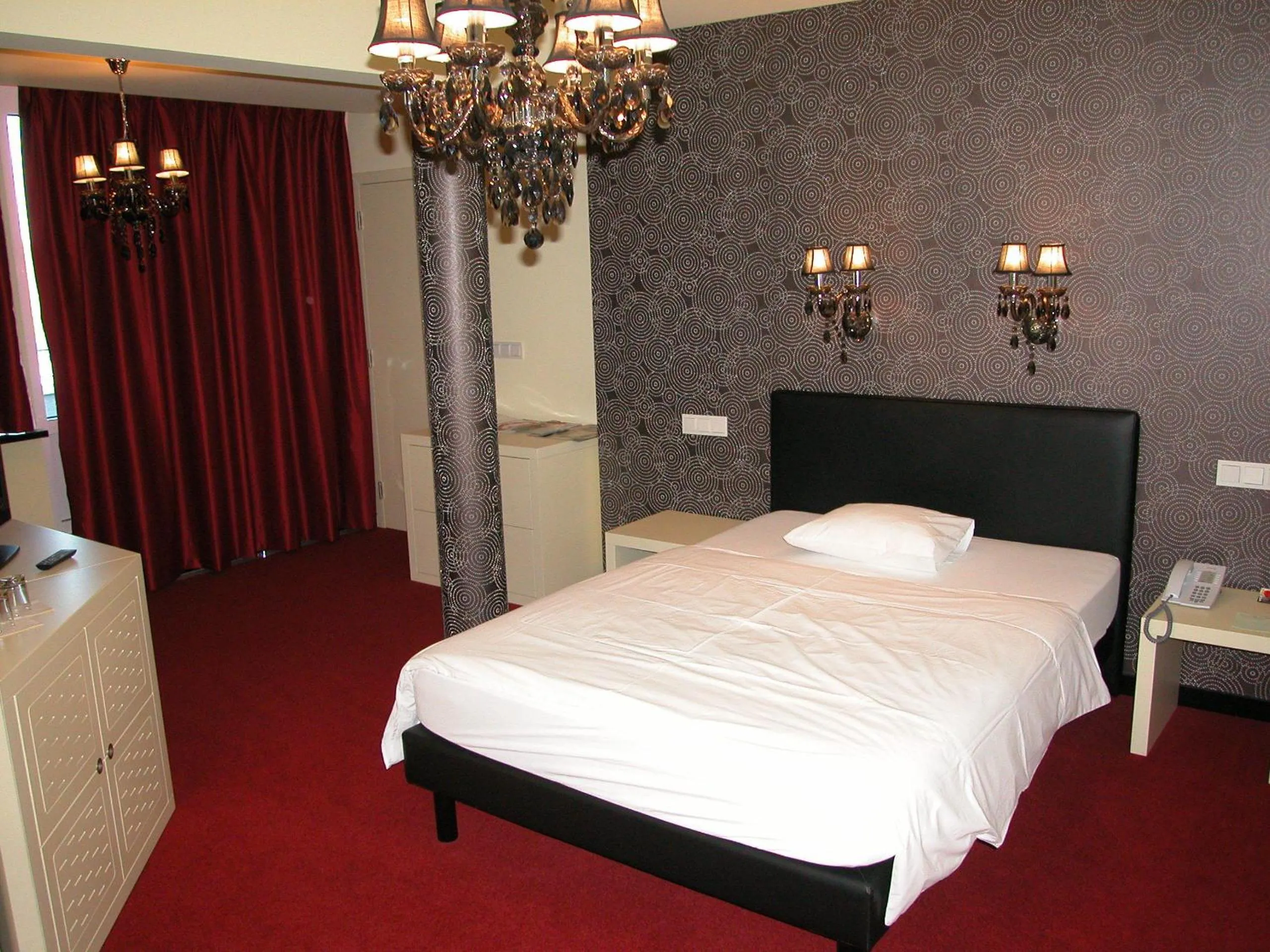 Bed in Hotel Olivier