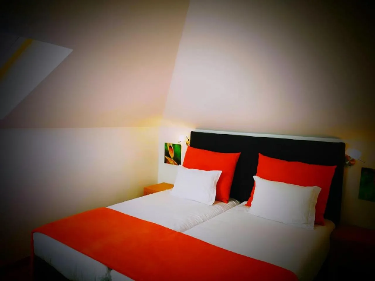 Bed in Casa dos Avós Apartments