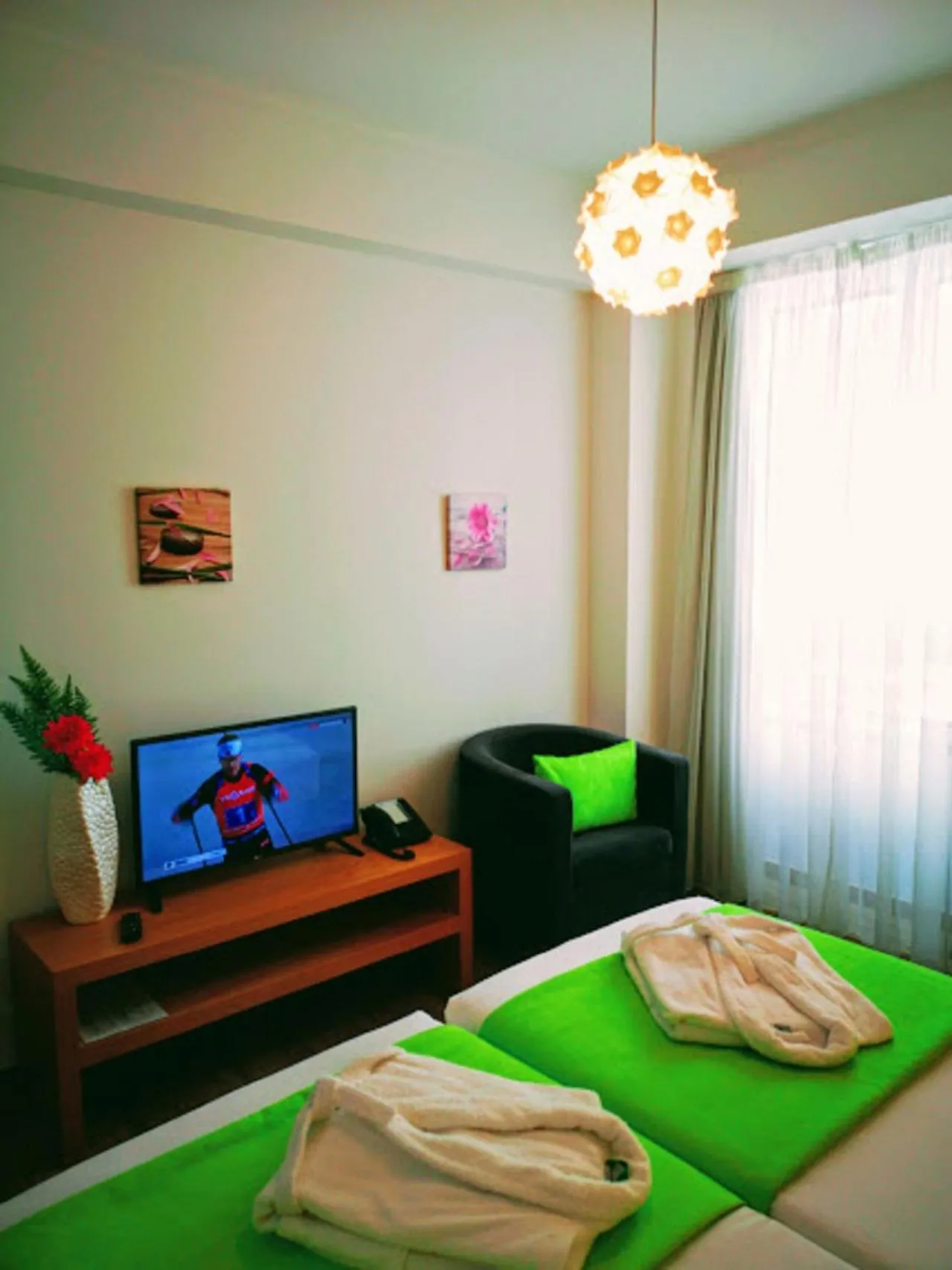 Bed in Casa dos Avós Apartments