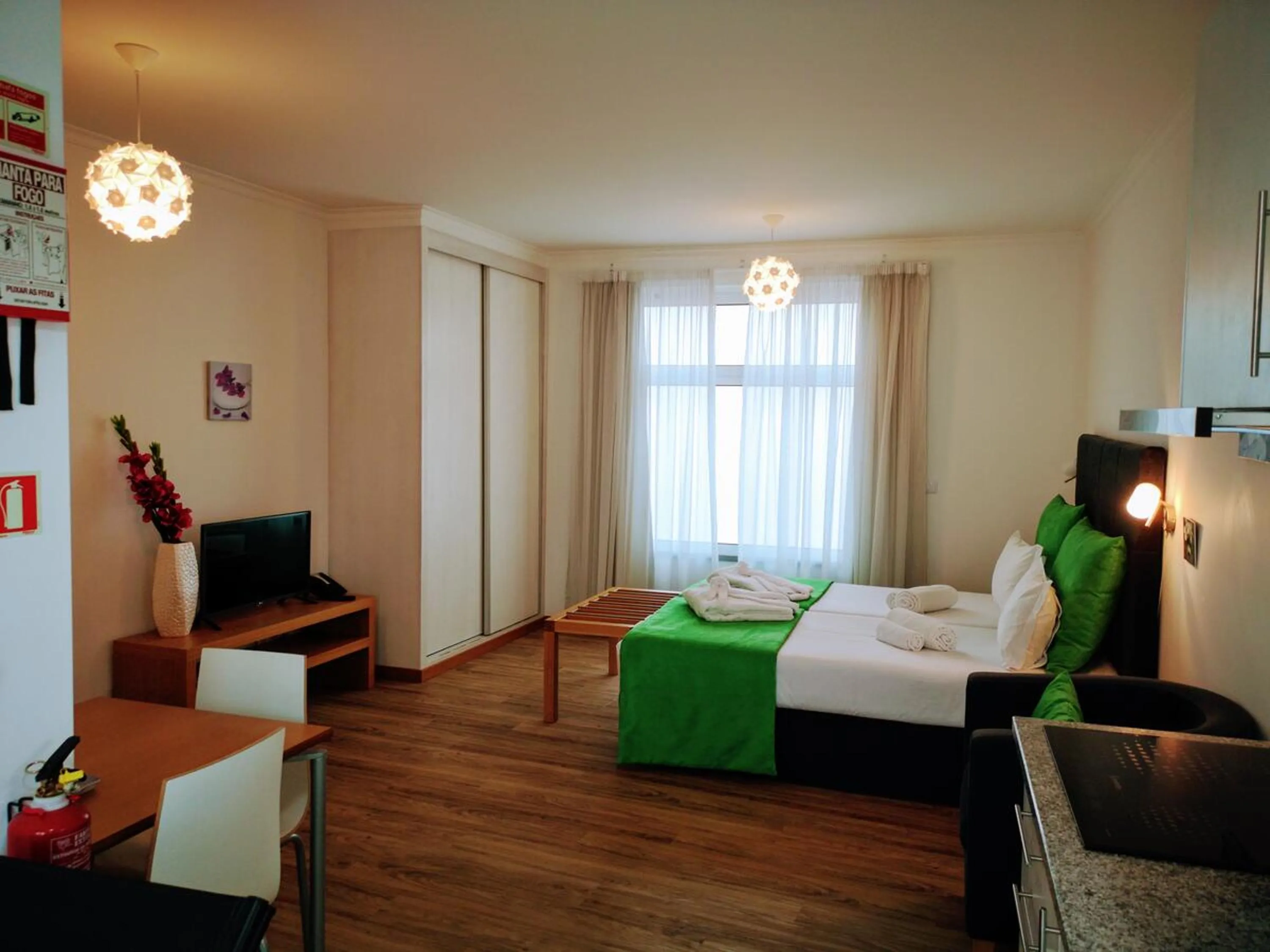 Bed in Casa dos Avós Apartments