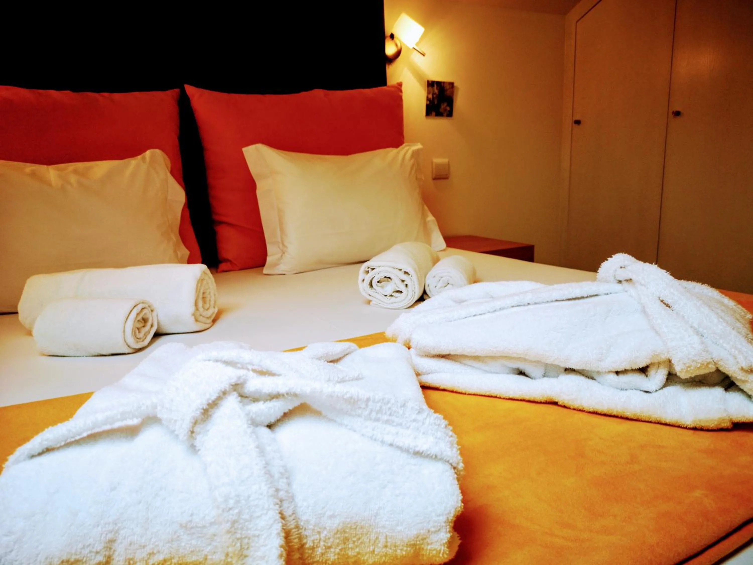 Bed in Casa dos Avós Apartments