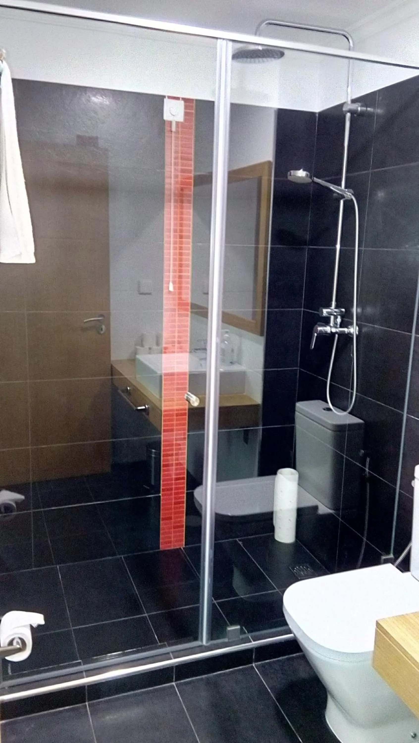 Shower in Casa dos Avós Apartments
