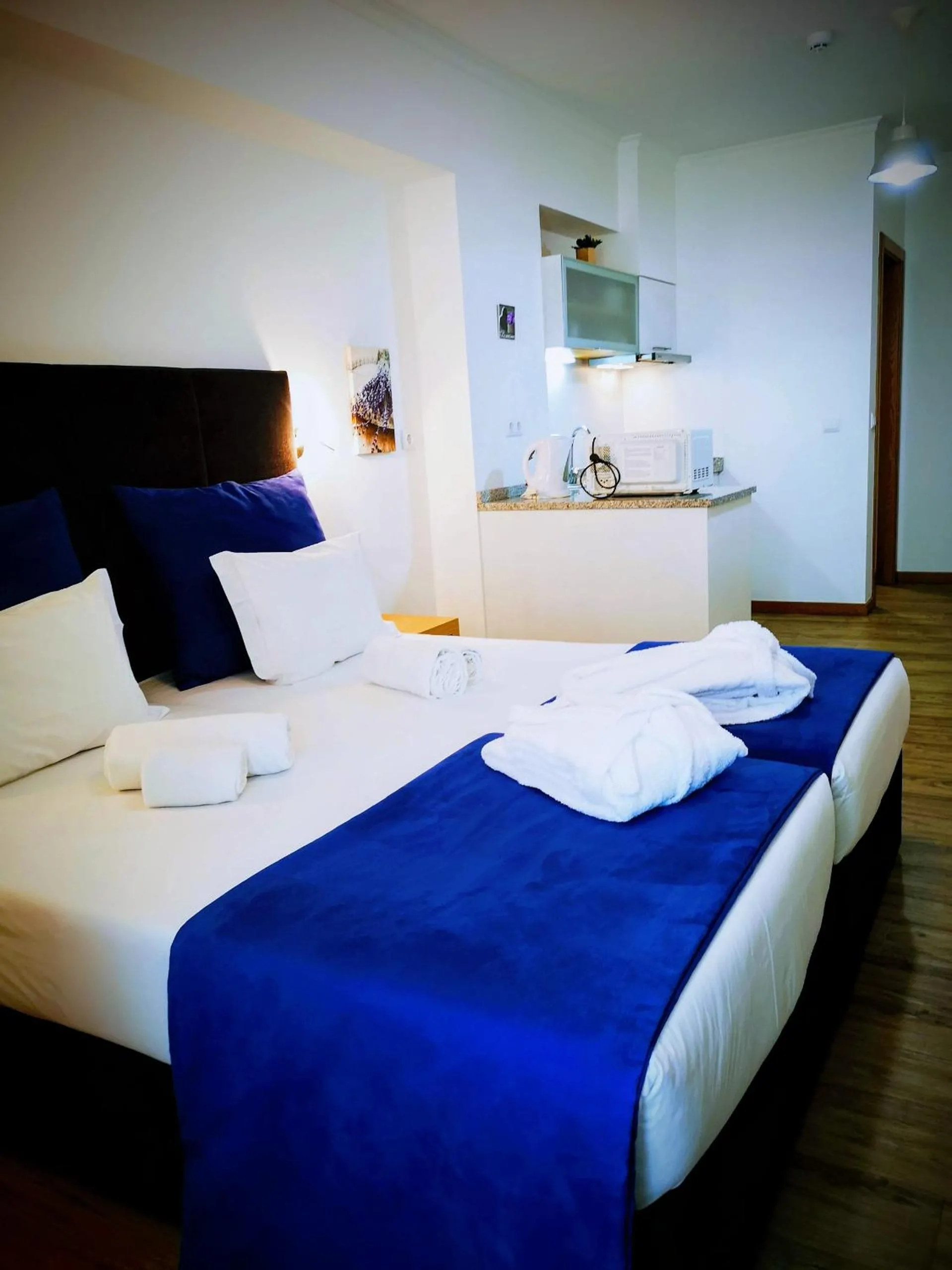 Bed in Casa dos Avós Apartments