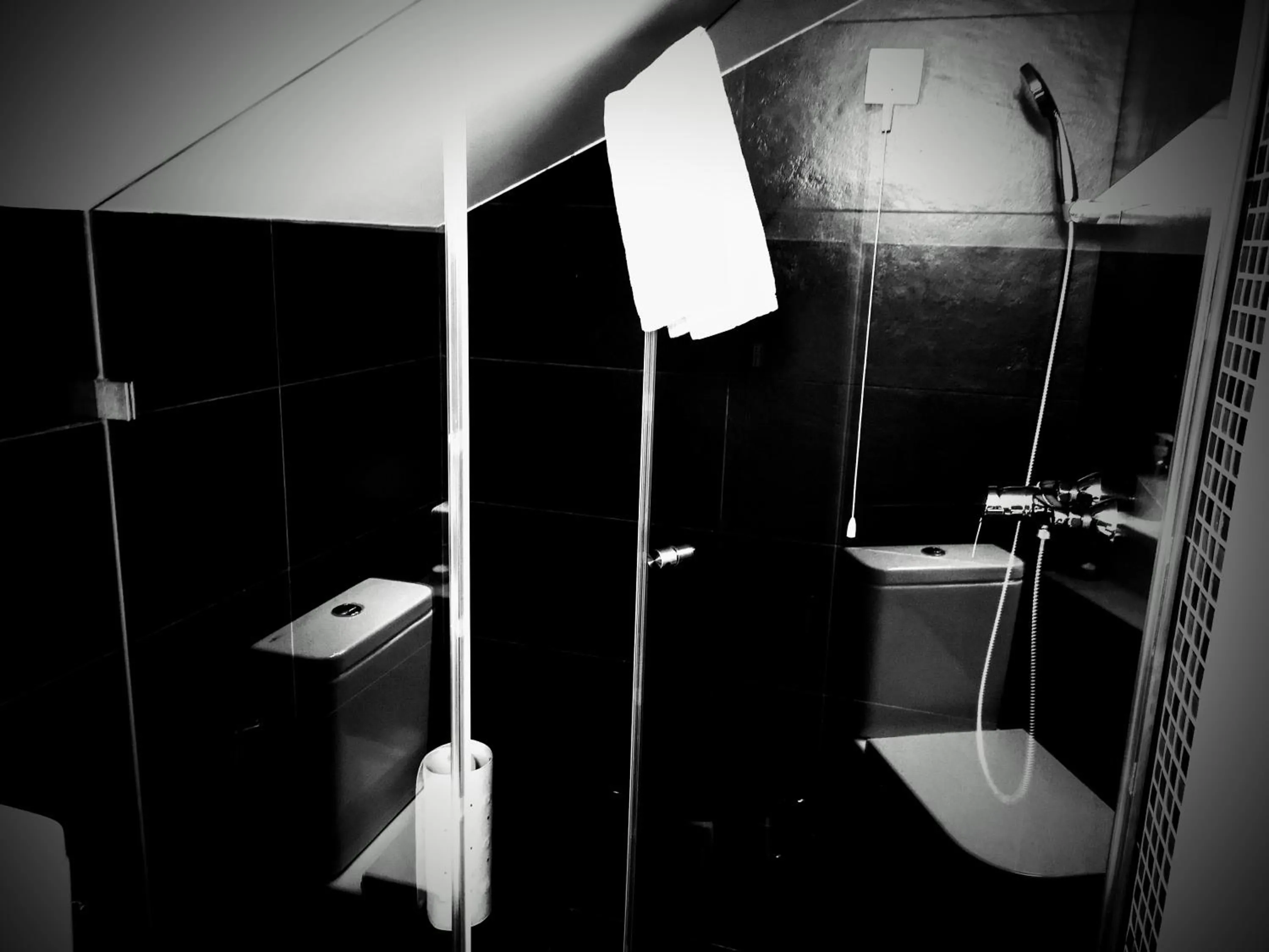 Shower in Casa dos Avós Apartments