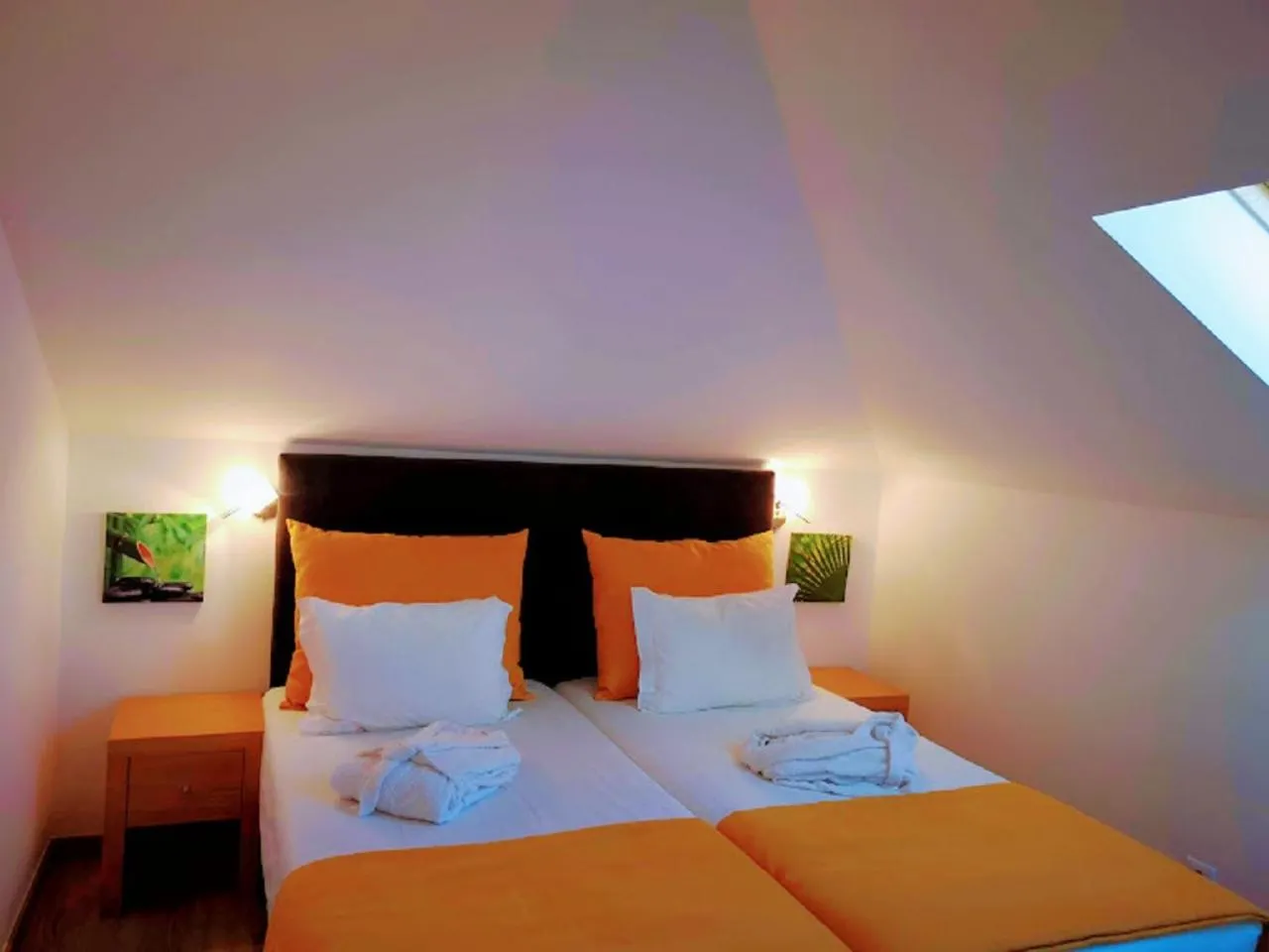 Bed in Casa dos Avós Apartments