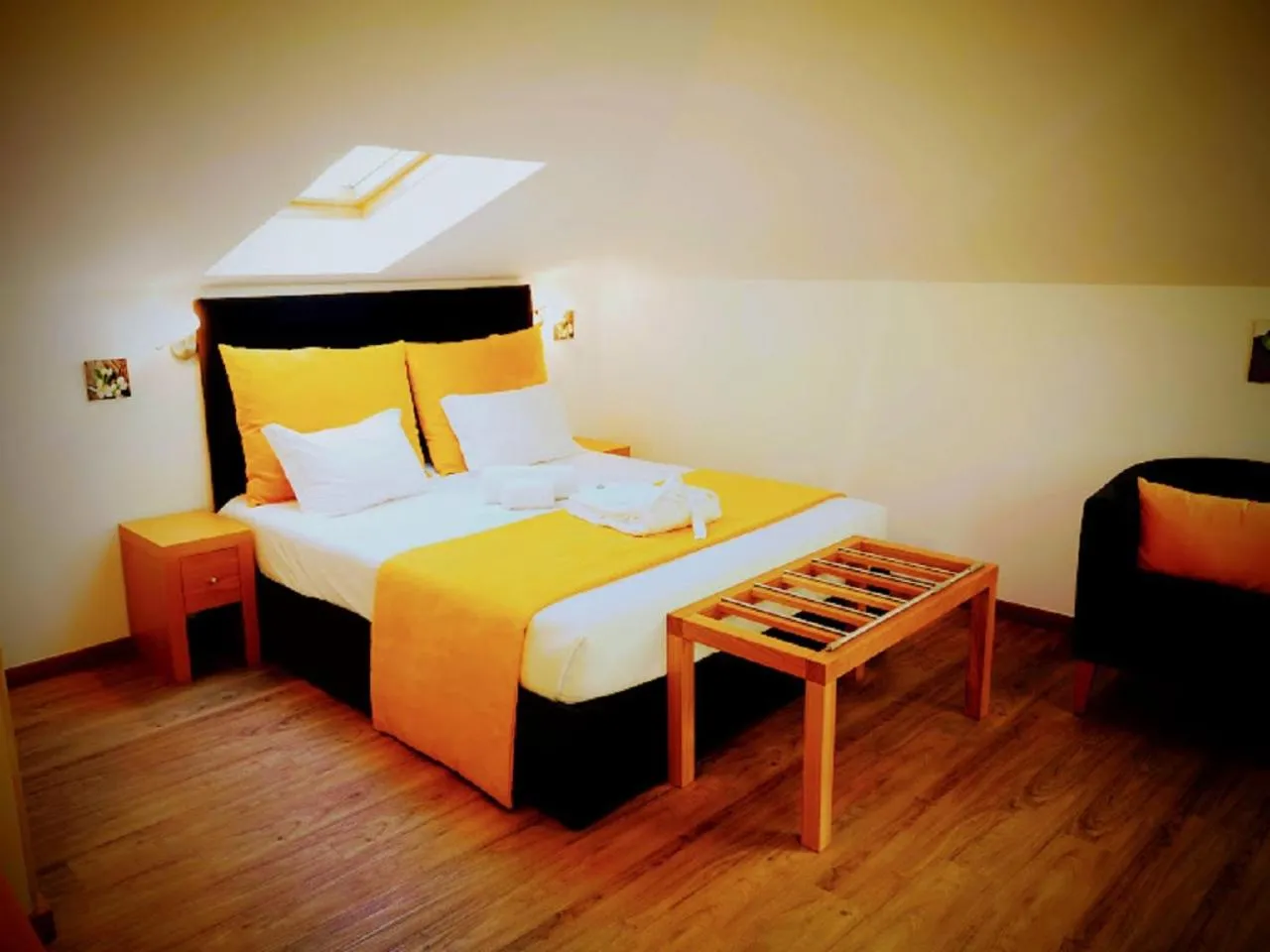 Bed in Casa dos Avós Apartments