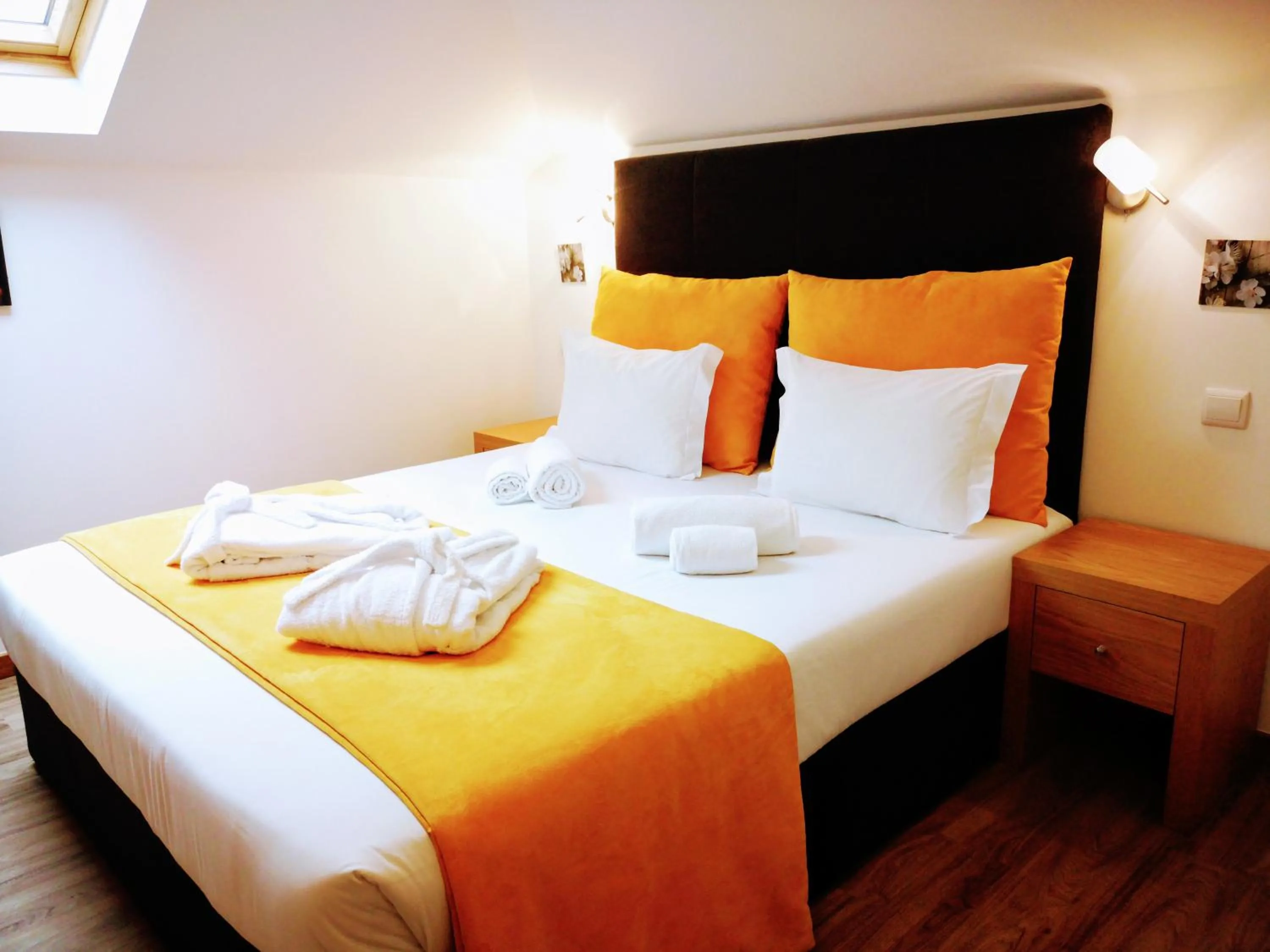 Bed in Casa dos Avós Apartments