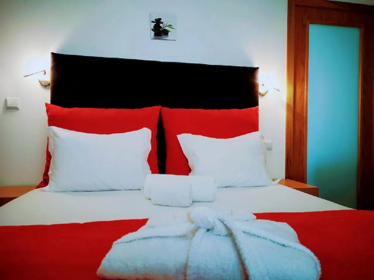 Bed in Casa dos Avós Apartments