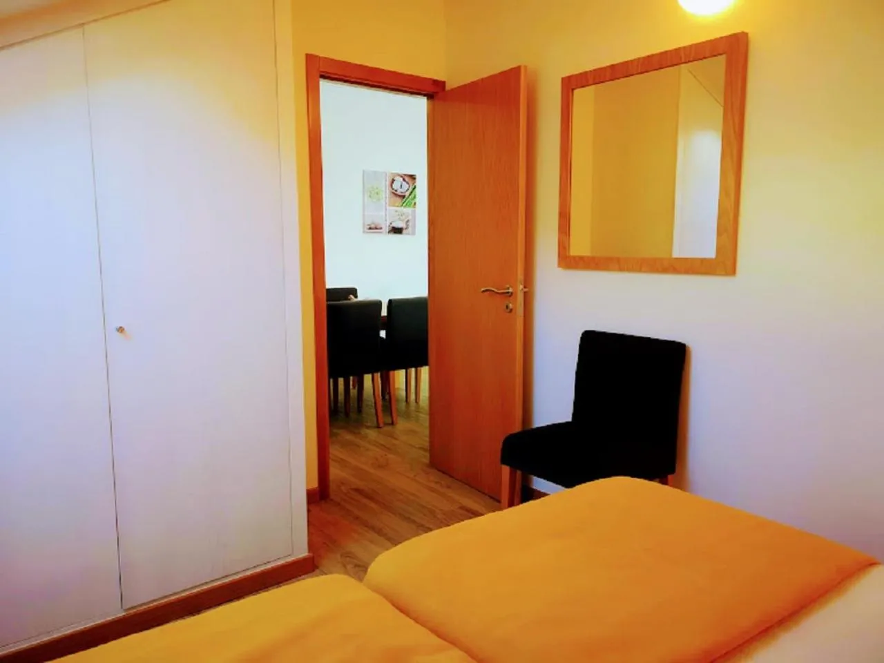 Bed in Casa dos Avós Apartments
