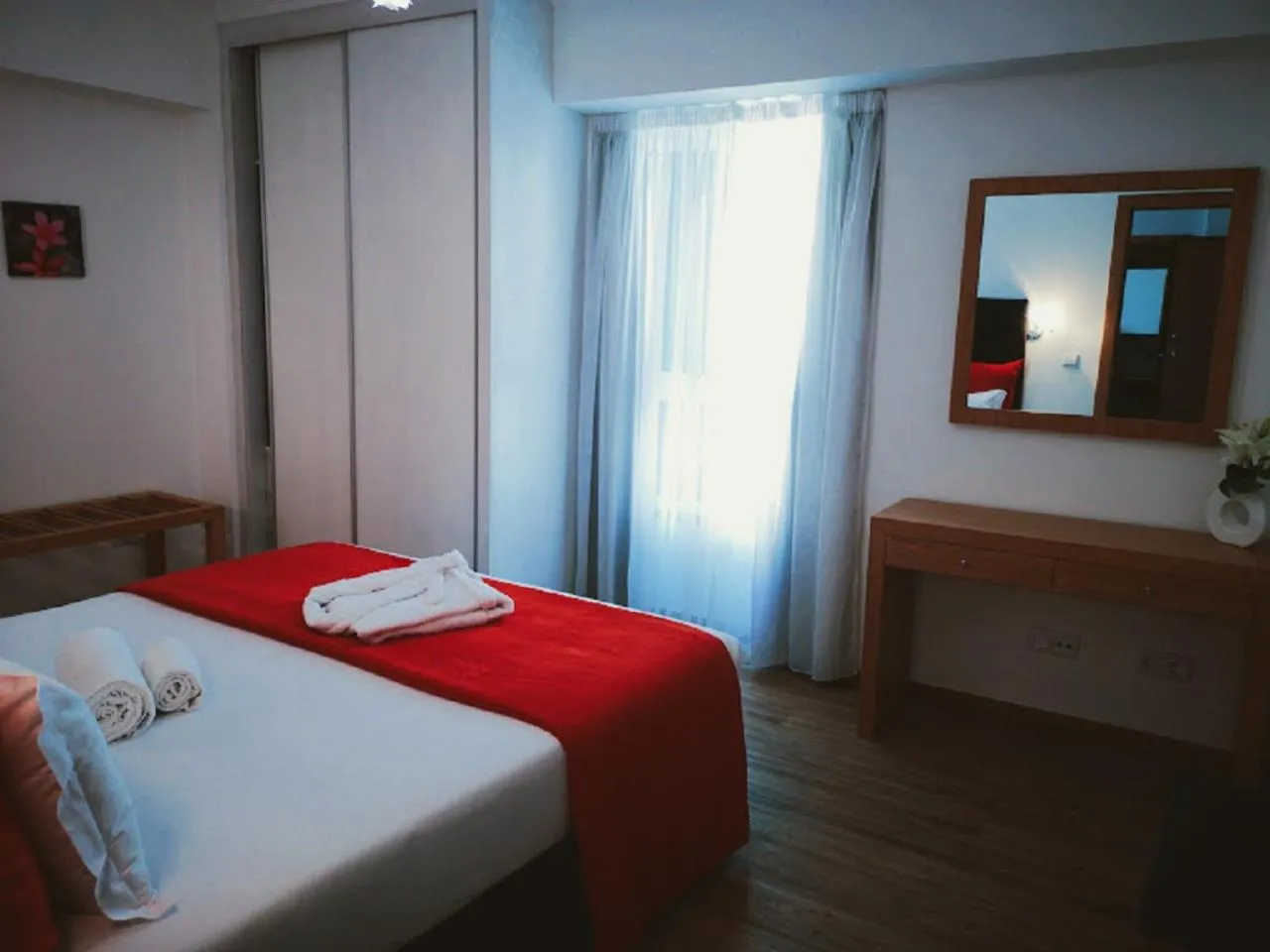 Bed in Casa dos Avós Apartments