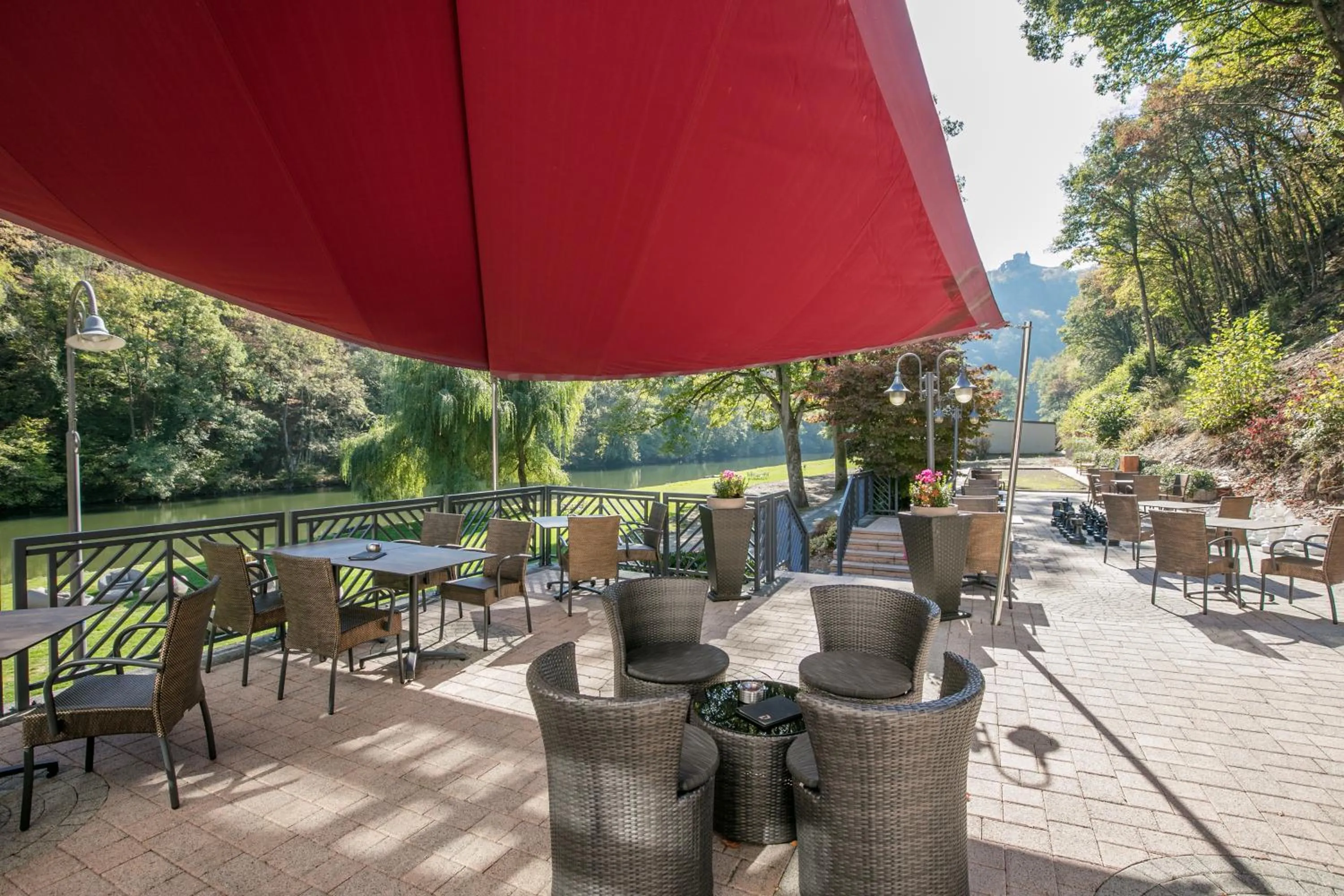 Patio in Cocoon Hotel La Rive