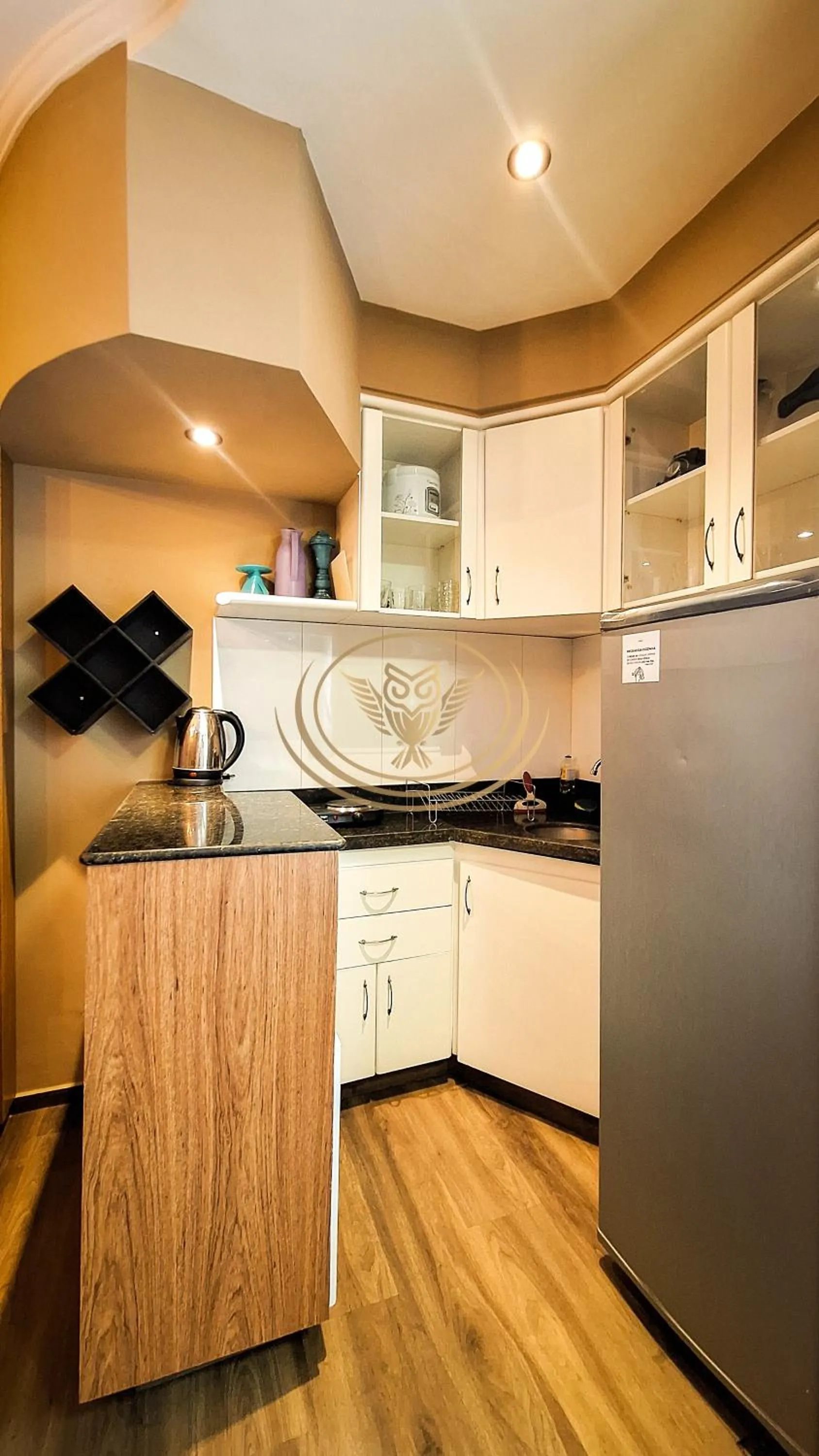 Kitchen or kitchenette in Coruja Imob - Flat Crystal Place