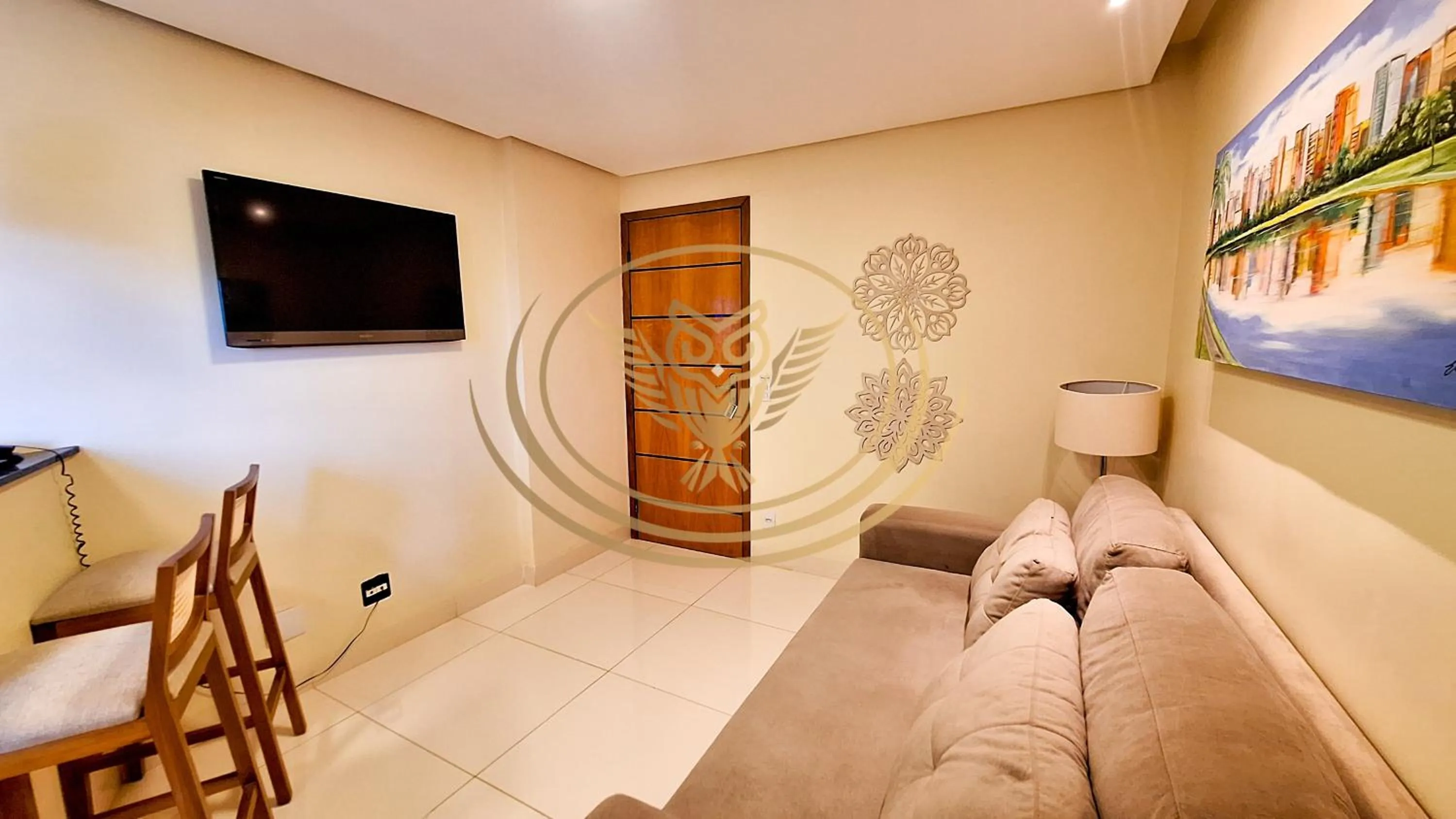 TV and multimedia in Coruja Imob - Flat Crystal Place