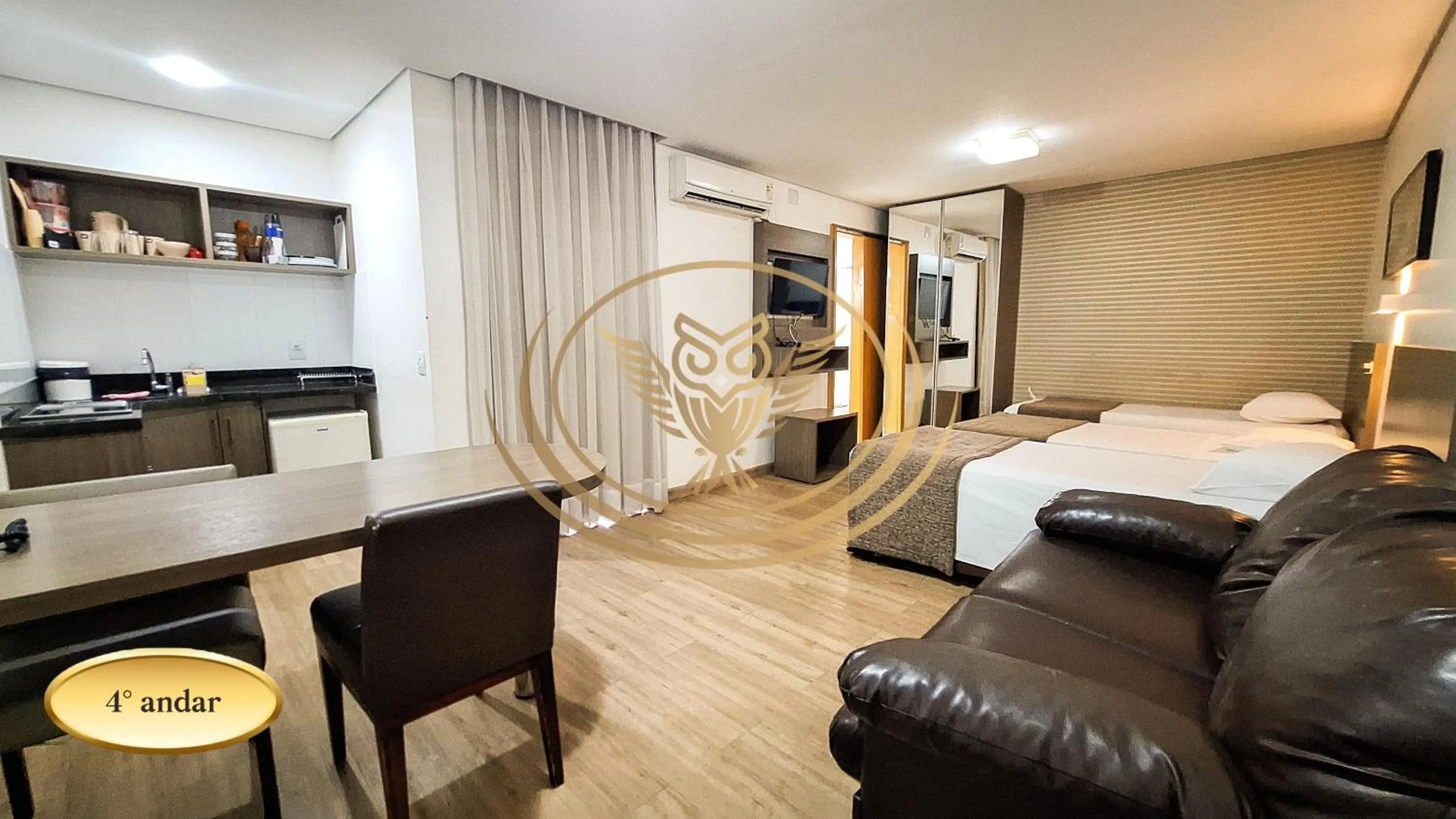 Bed in Coruja Imob - Flat Crystal Place