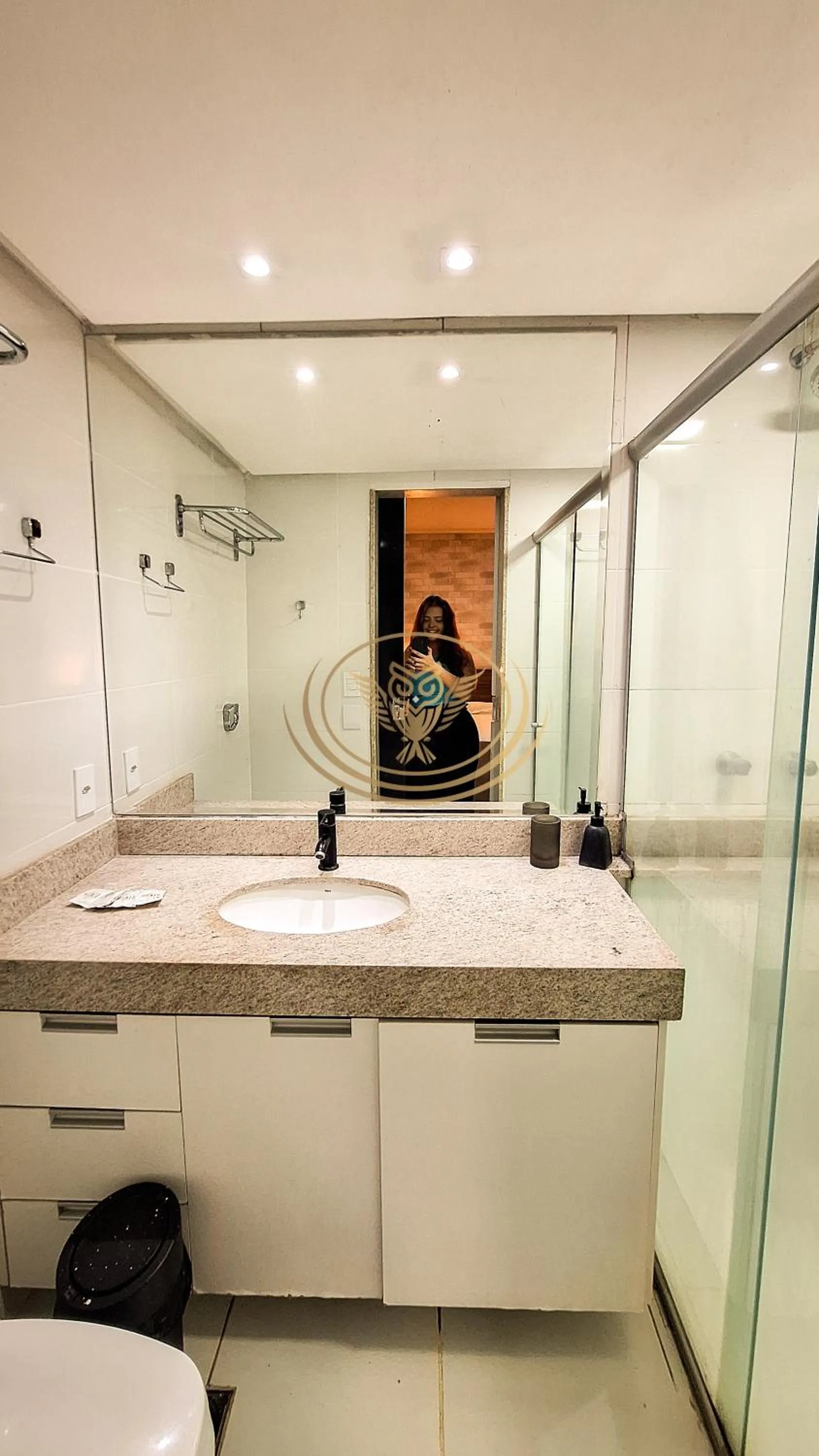 Bathroom in Coruja Imob - Flat Crystal Place