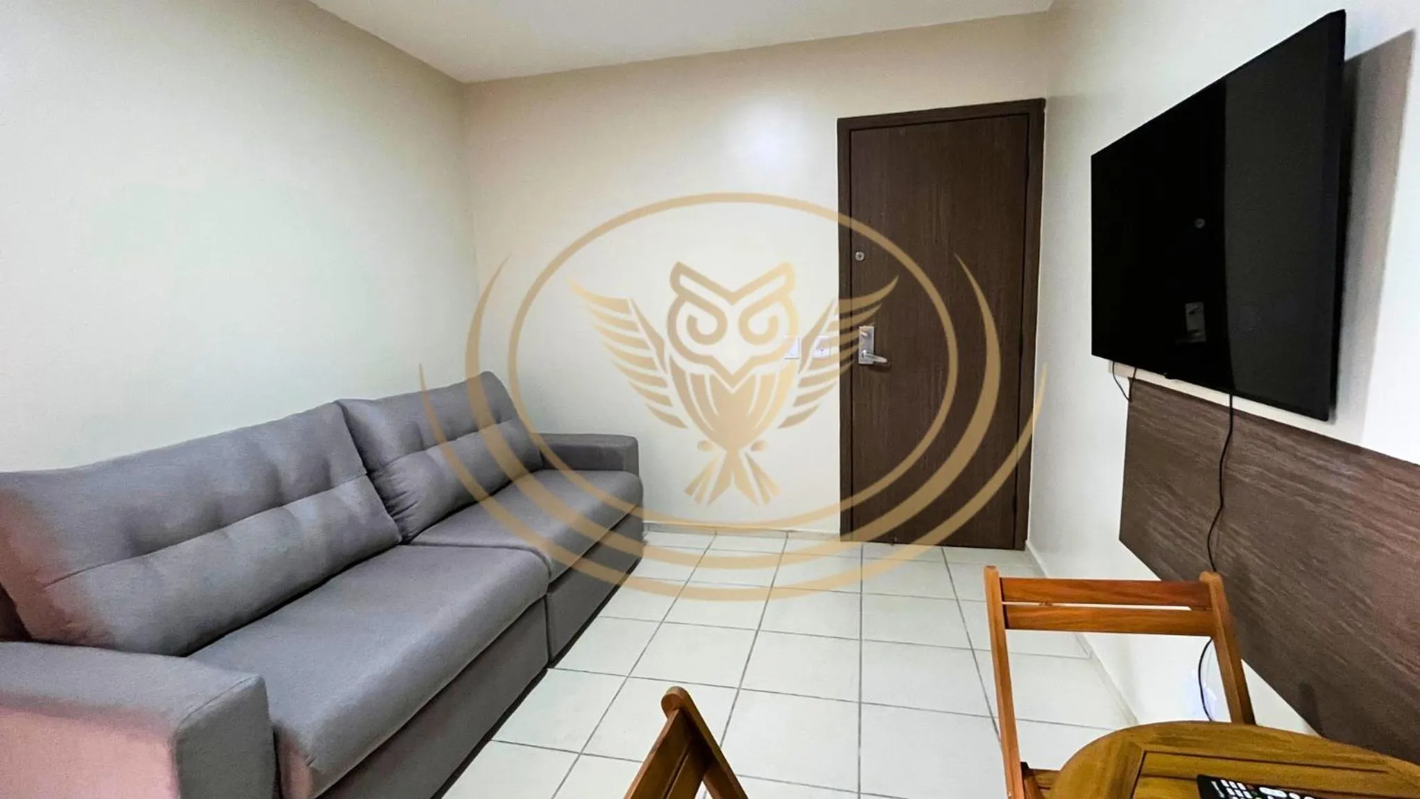 Communal lounge/ TV room in Coruja Imob - Flat Crystal Place