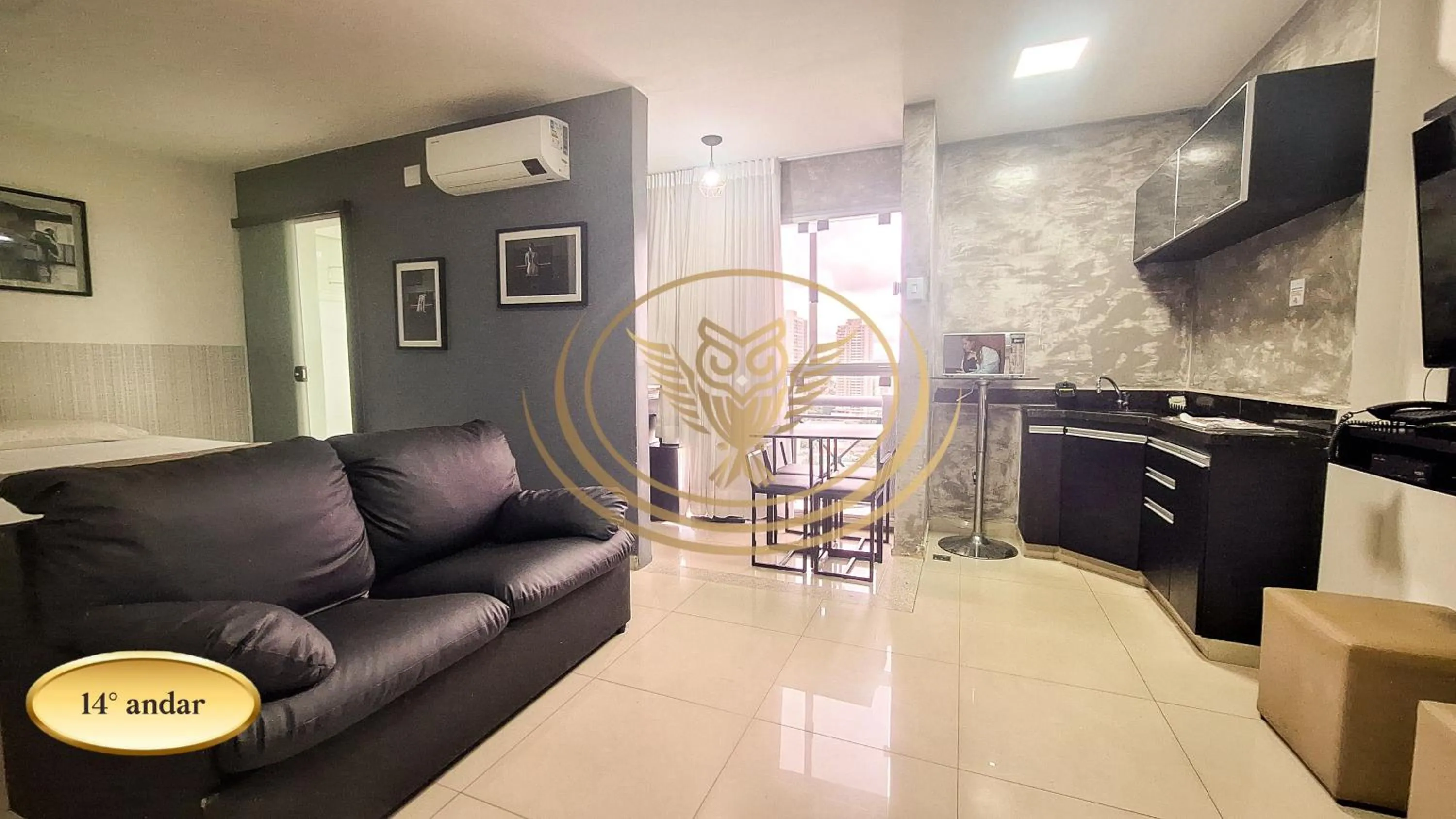 TV and multimedia in Coruja Imob - Flat Crystal Place