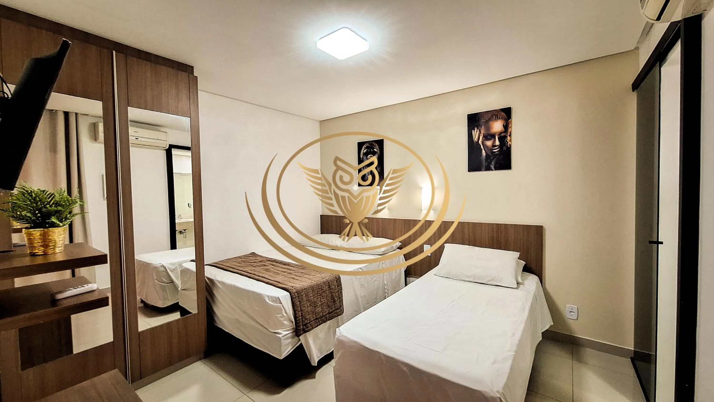 Bed in Coruja Imob - Flat Crystal Place