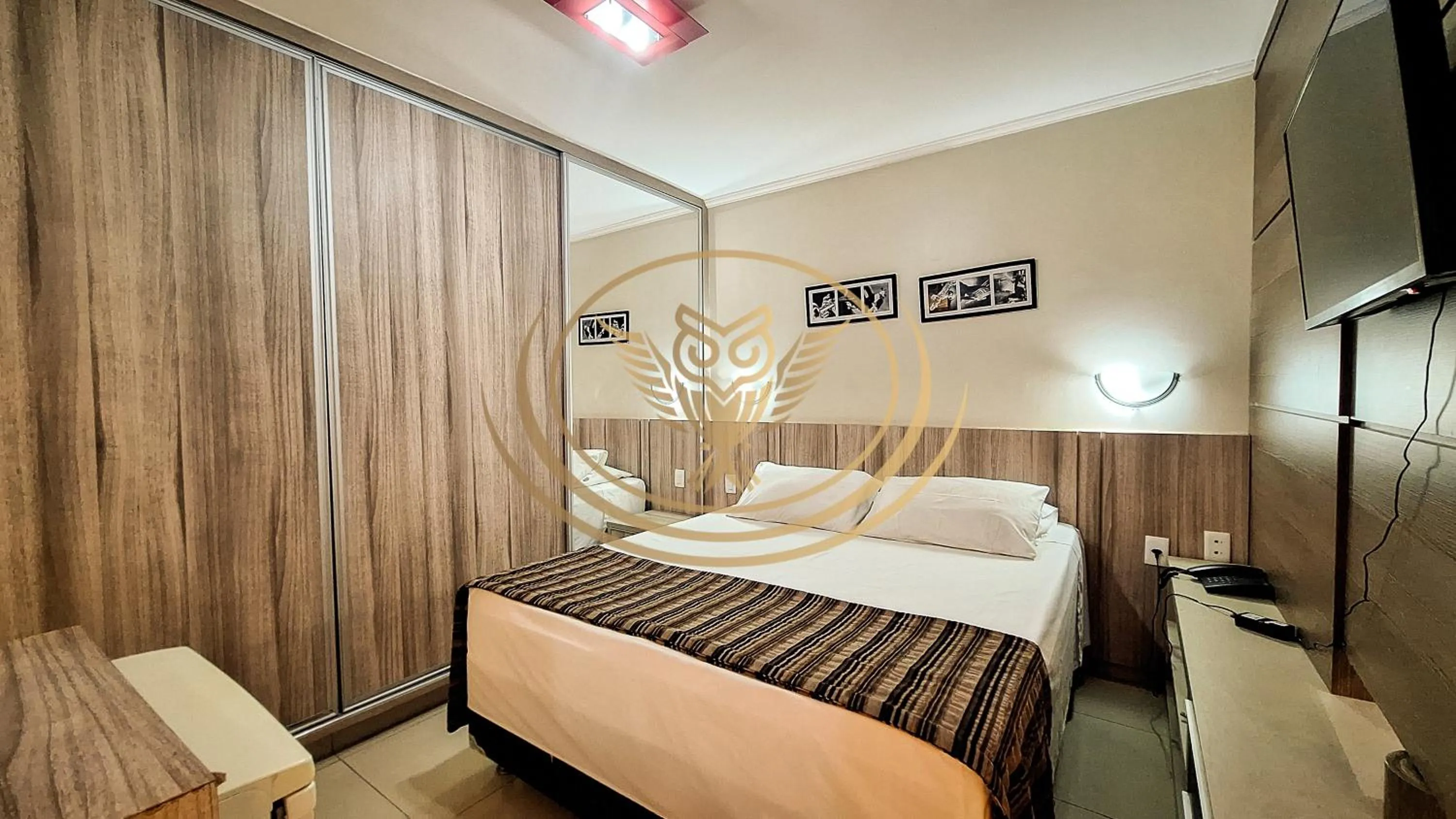 Bed in Coruja Imob - Flat Crystal Place