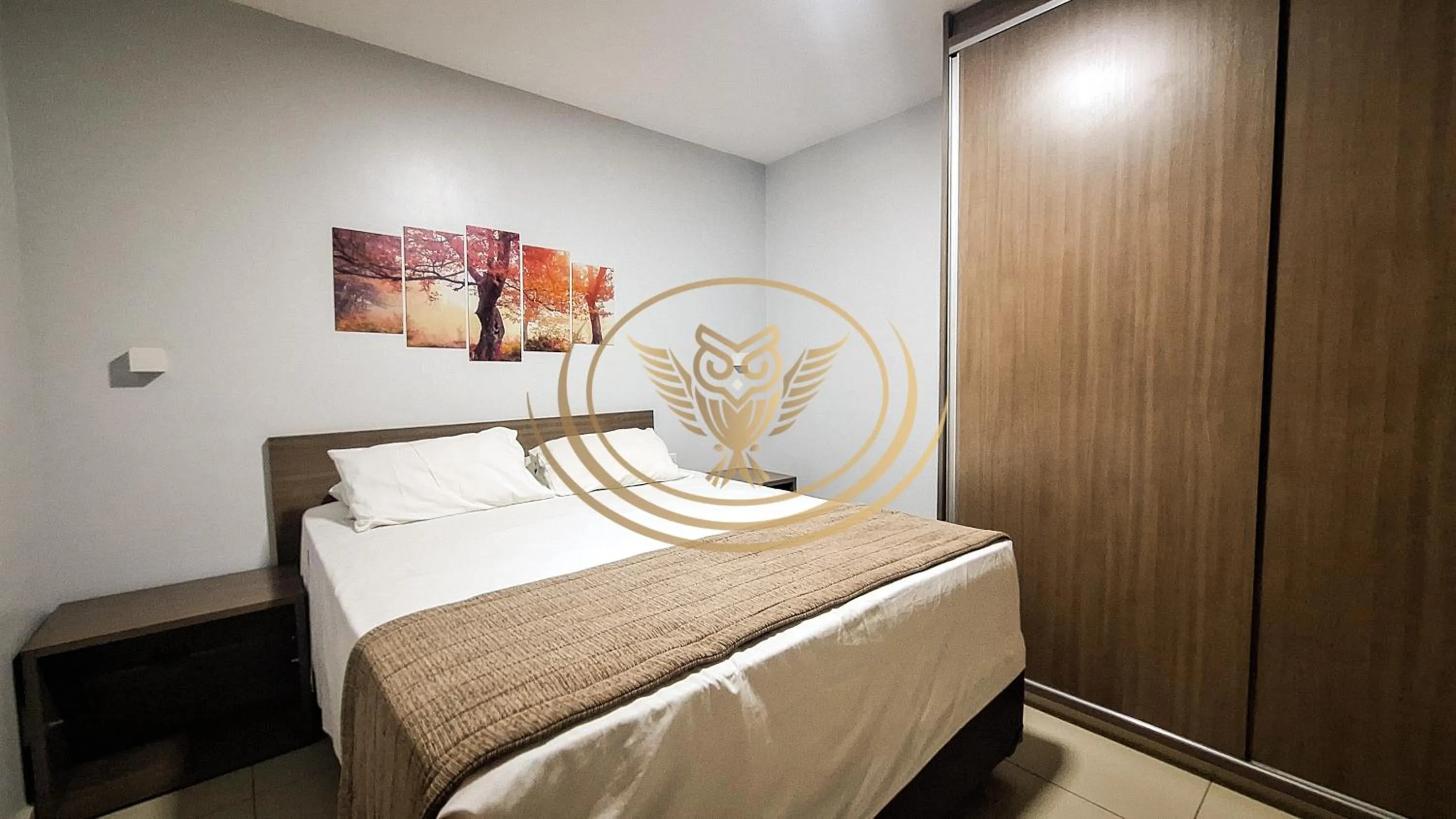 Bed in Coruja Imob - Flat Crystal Place