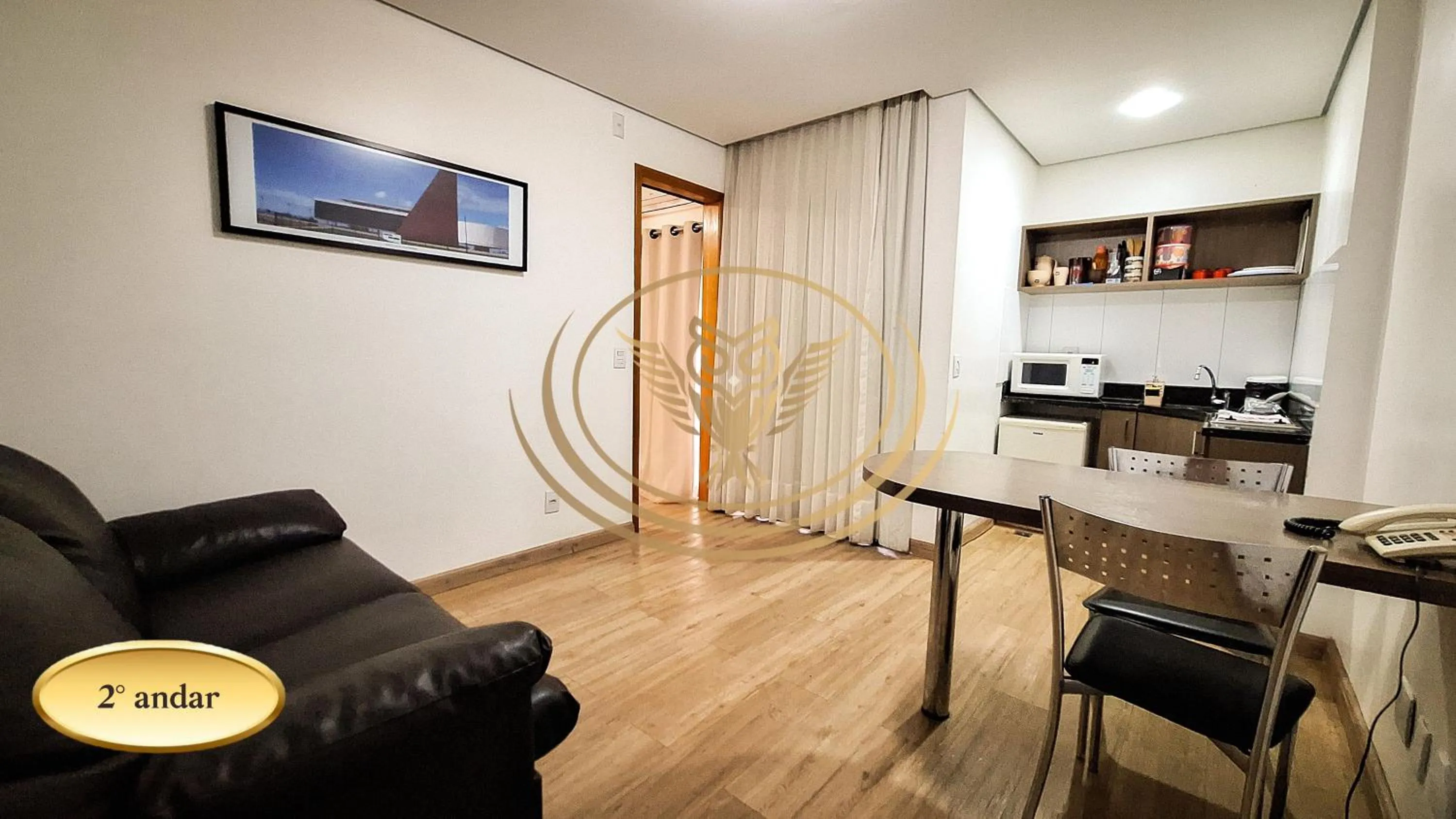 Kitchen or kitchenette in Coruja Imob - Flat Crystal Place