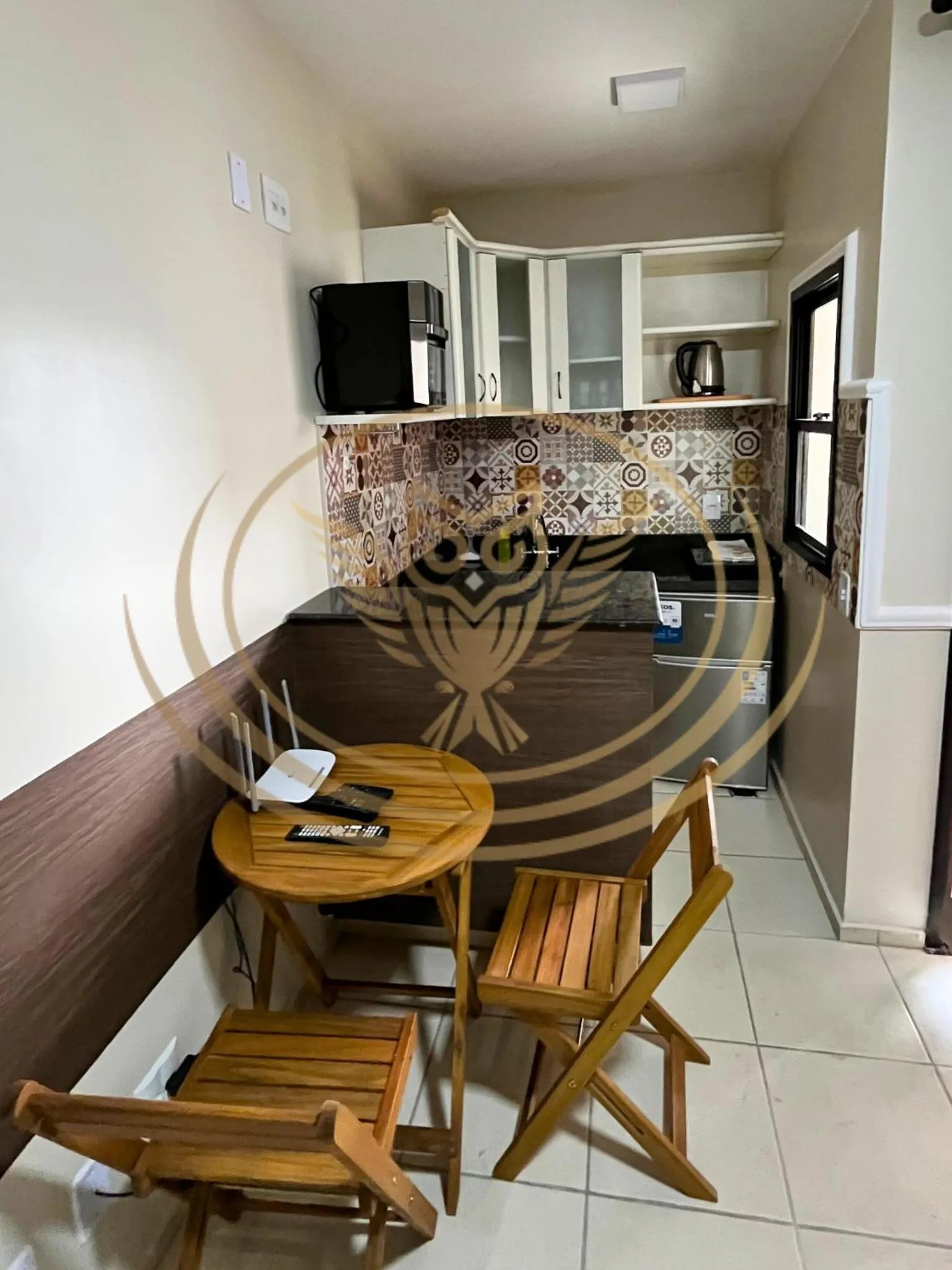 Kitchen or kitchenette in Coruja Imob - Flat Crystal Place