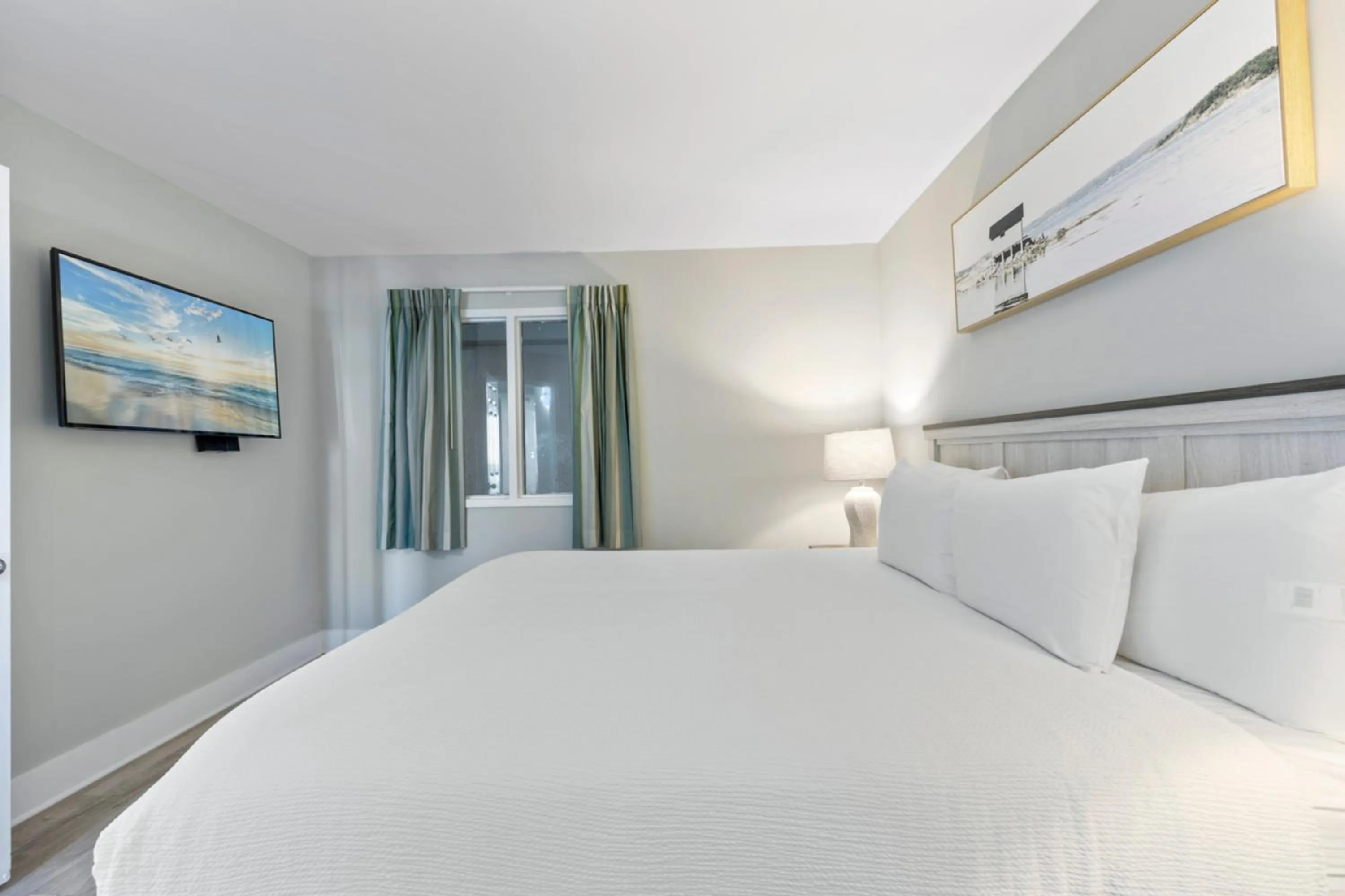 Bedroom, Bed in Scenic Views from the balcony at Ocean Forest Plaza Condos