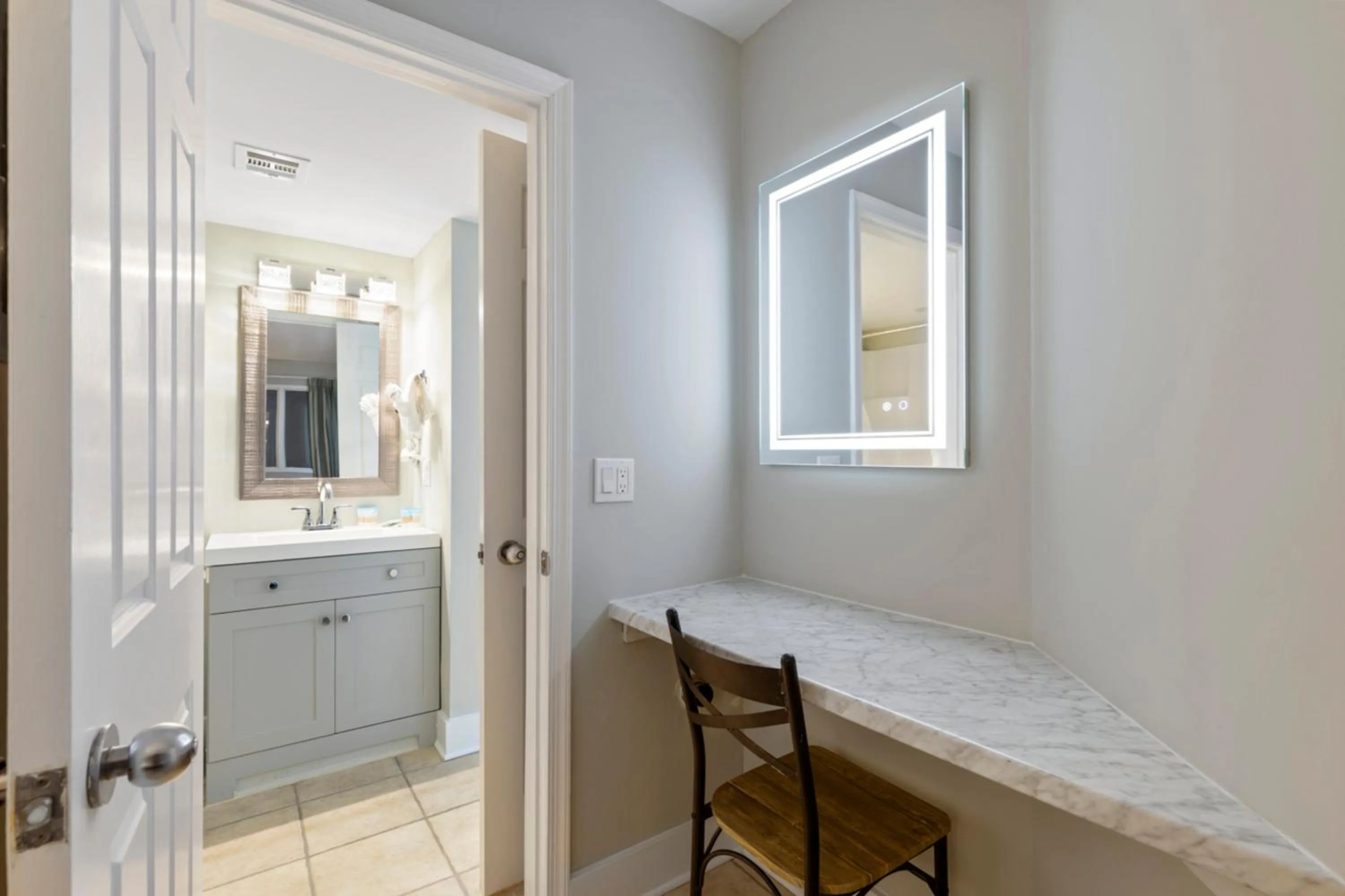 Bathroom in Scenic Views from the balcony at Ocean Forest Plaza Condos