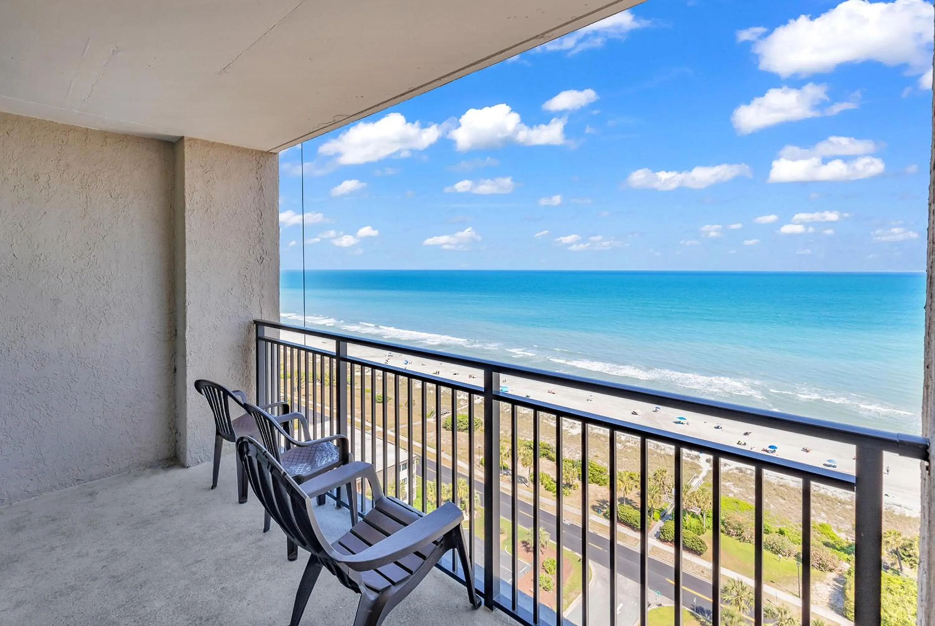 Balcony/Terrace in Scenic Views from the balcony at Ocean Forest Plaza Condos
