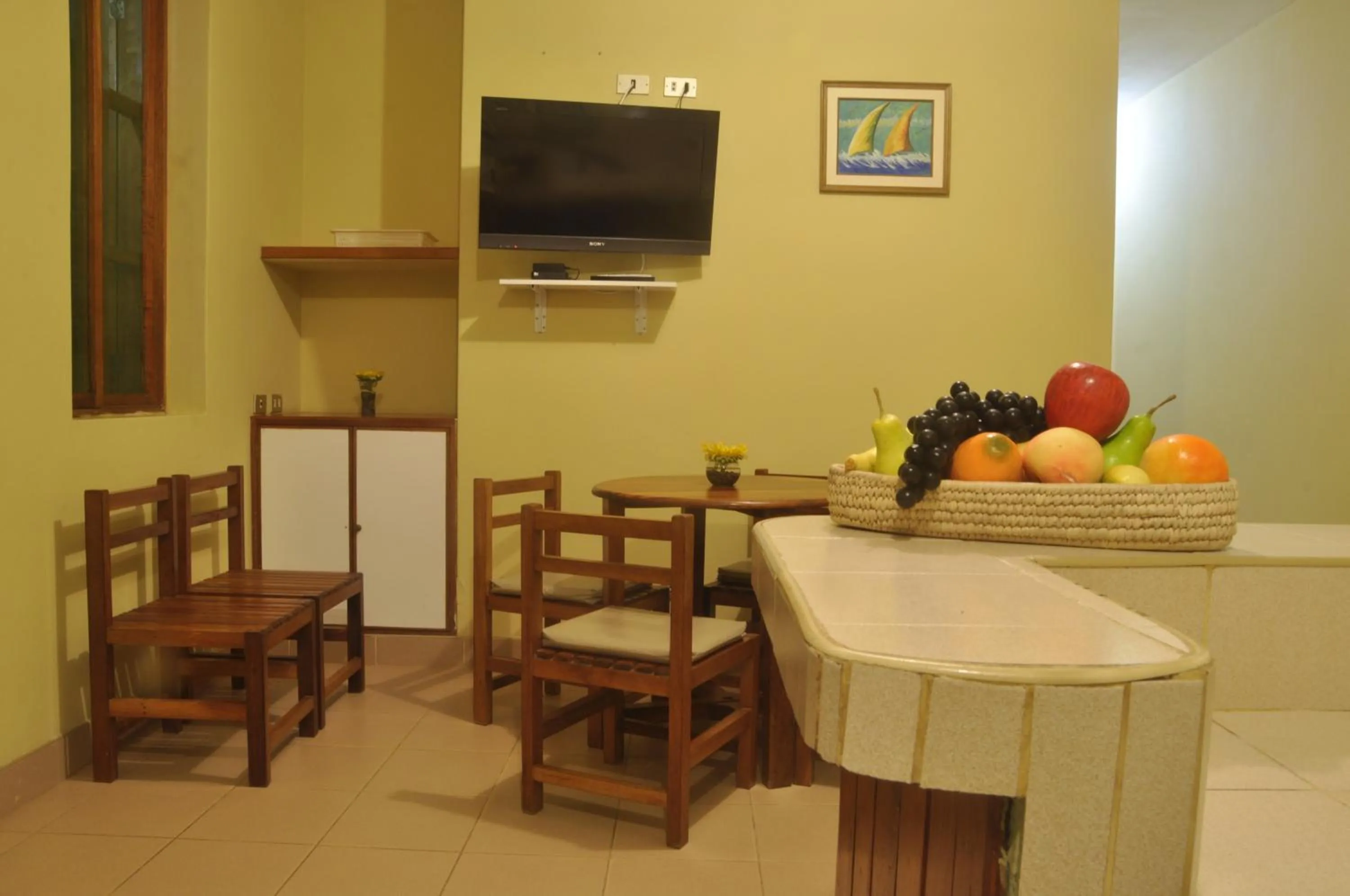 Dining area in Punta Sal Bungalows