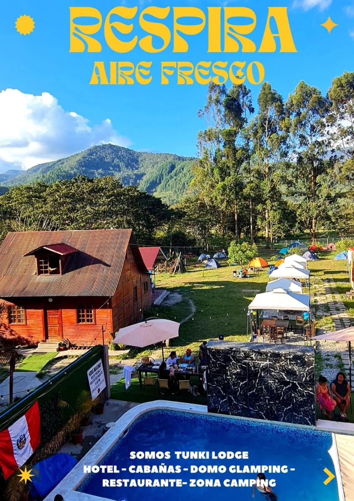 Property building in Tunki Lodge - Tours, Cabañas y Sauna