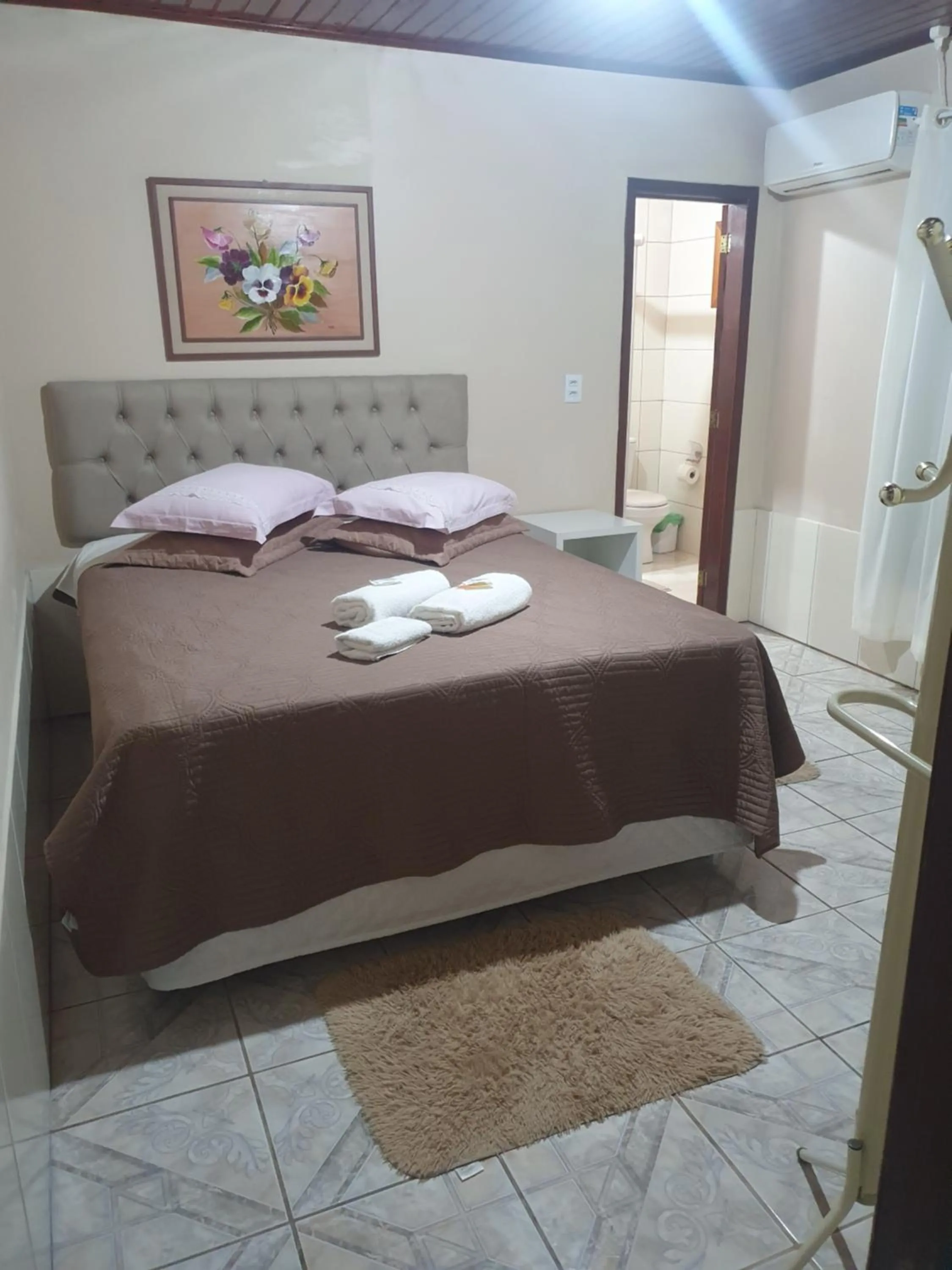 Bed in Pousada Viva Serra