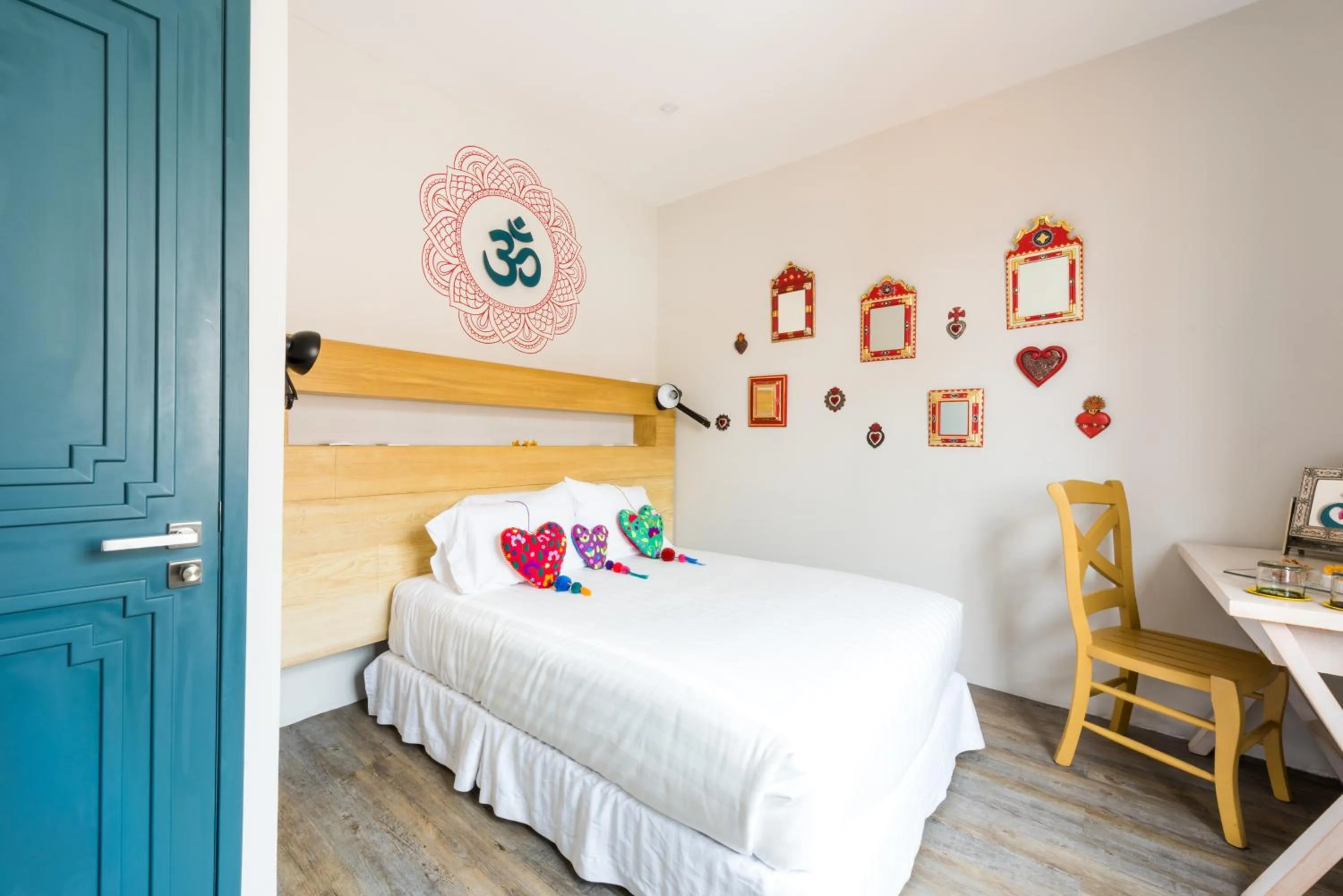 Decorative detail, Bed in La Palomilla Bed & Breakfast