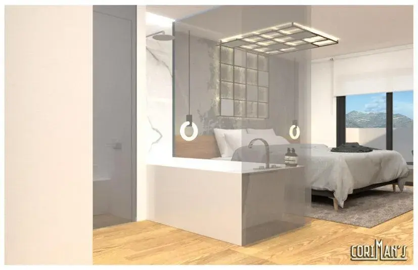 Bed in Hotel Can Batiste Bed in Hotel Can Batiste