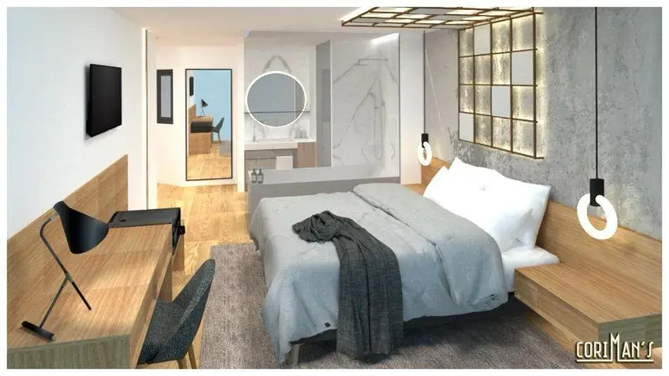 Bed in Hotel Can Batiste Bed in Hotel Can Batiste