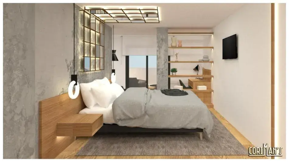 Bed in Hotel Can Batiste Bed in Hotel Can Batiste