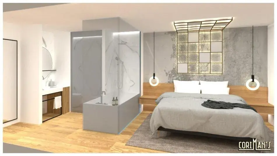 Bed in Hotel Can Batiste Bed in Hotel Can Batiste