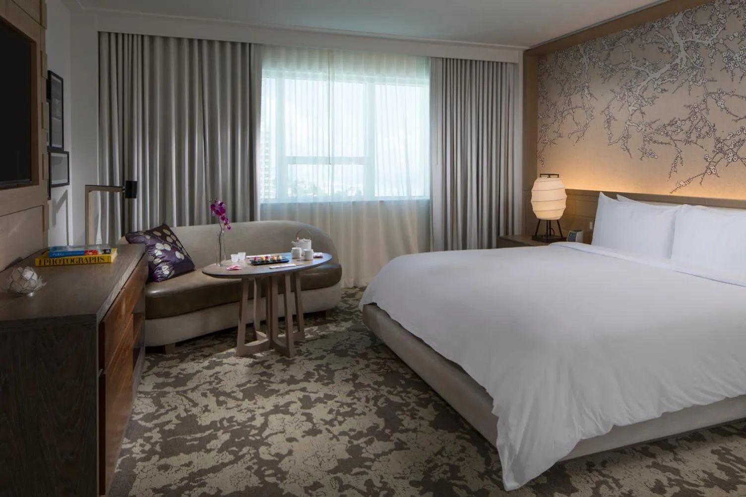 Bed in Nobu Hotel Miami Beach