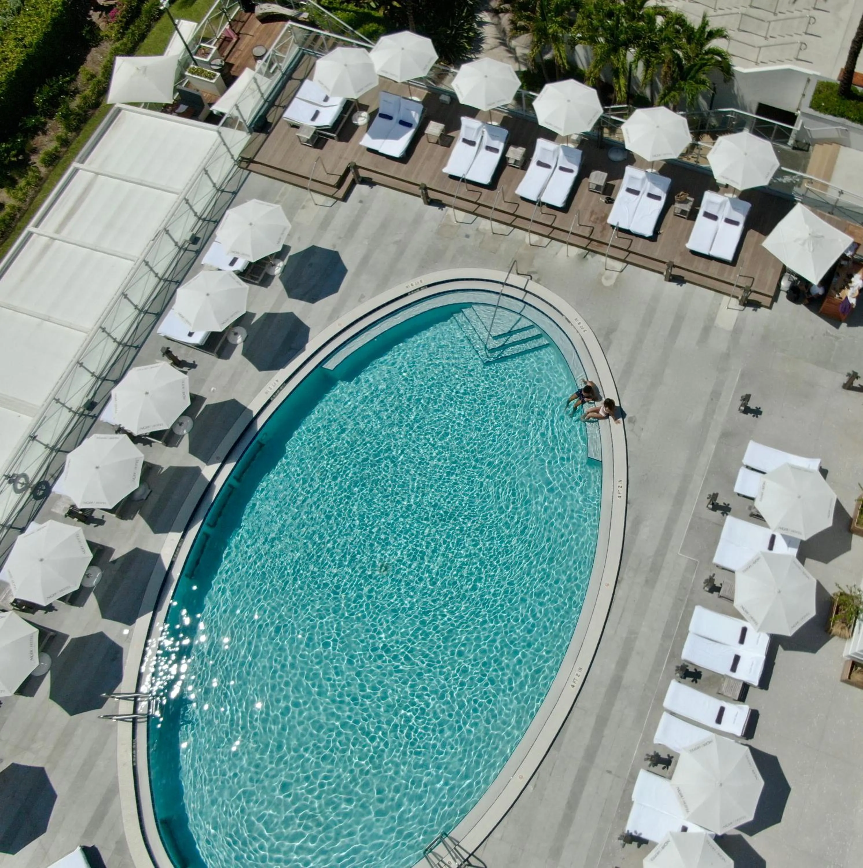 Swimming pool in Nobu Hotel Miami Beach