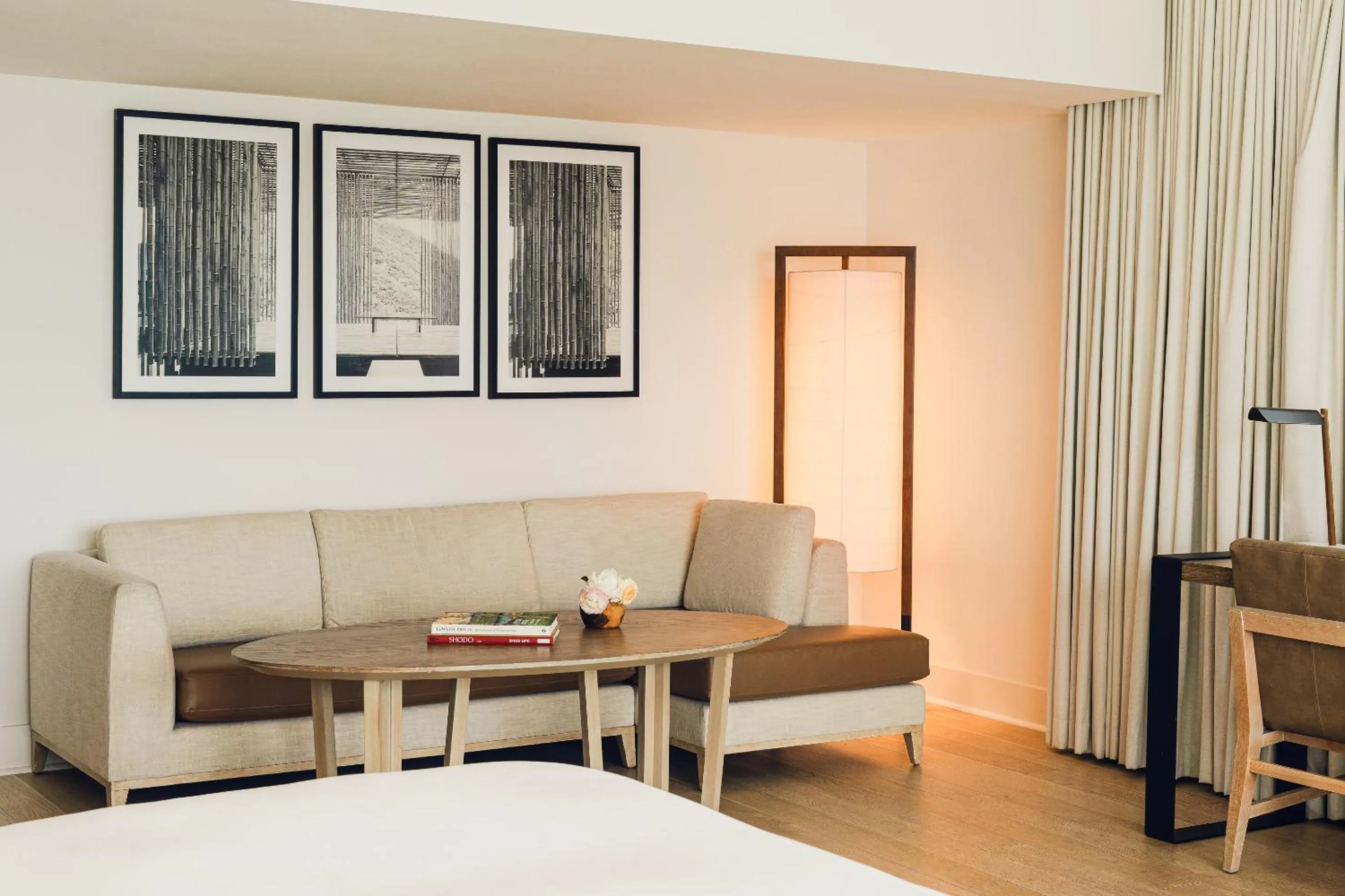 Living room in Nobu Hotel Miami Beach