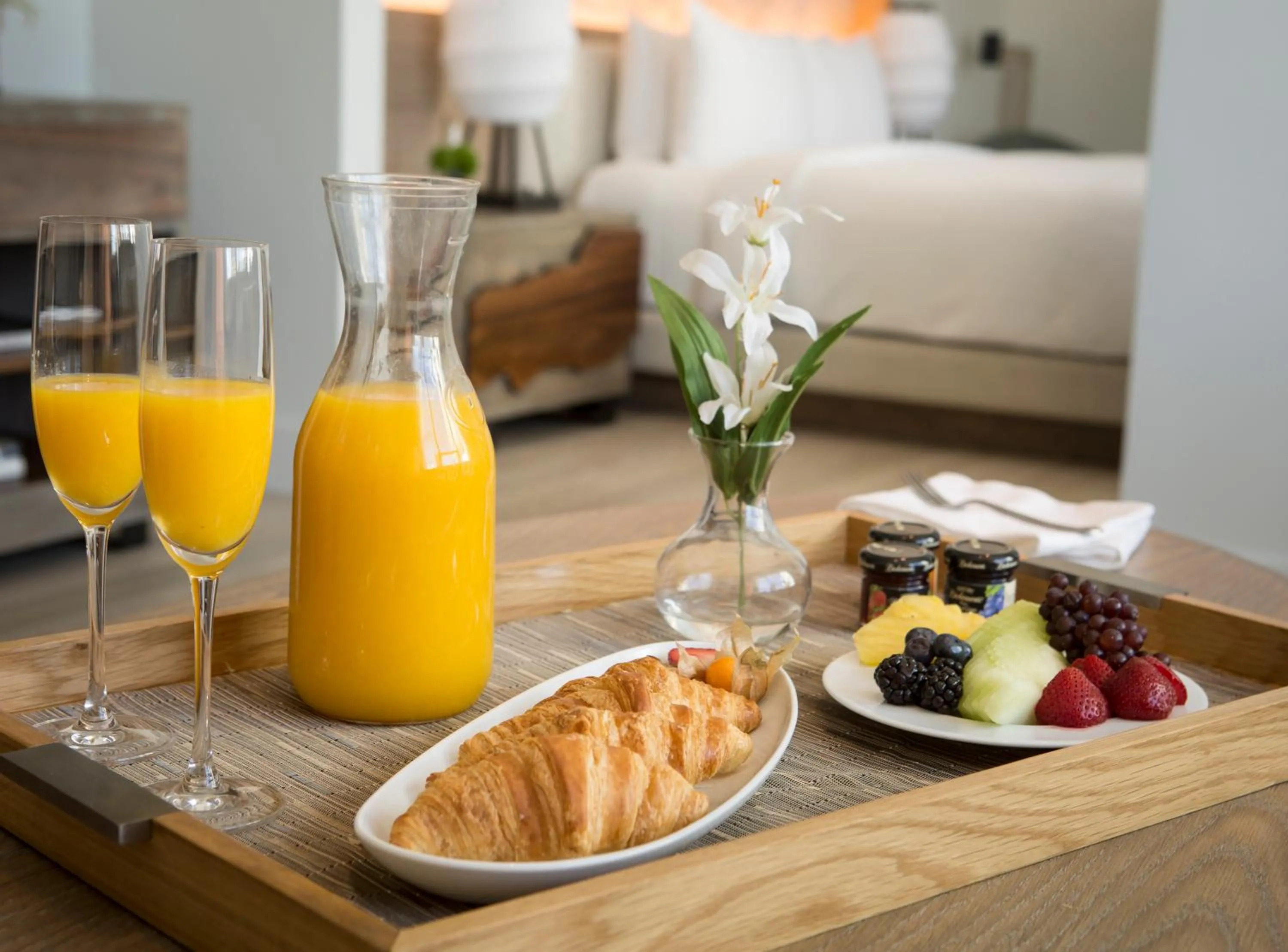 Food and drinks in Nobu Hotel Miami Beach